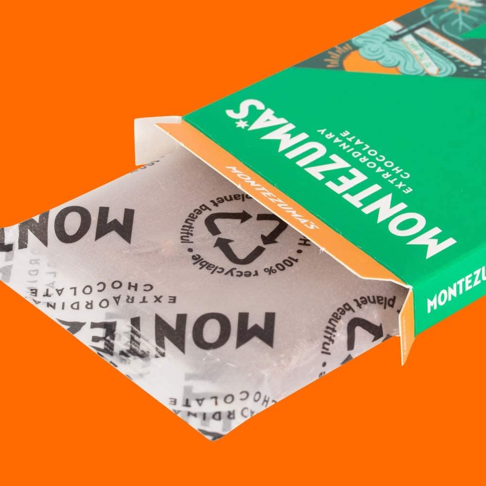 Montezuma - Royal Mint 74% Cocoa Dark Chocolate Bar, Organic Vegan Gluten-Free 90g 6