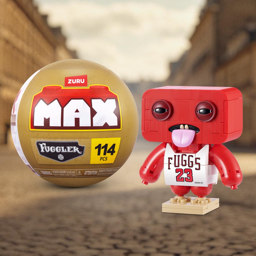 Max Build More Fuggler Stars - Collectible Building Bricks | 182 Bricks per Capsule | Ages 8+ 2