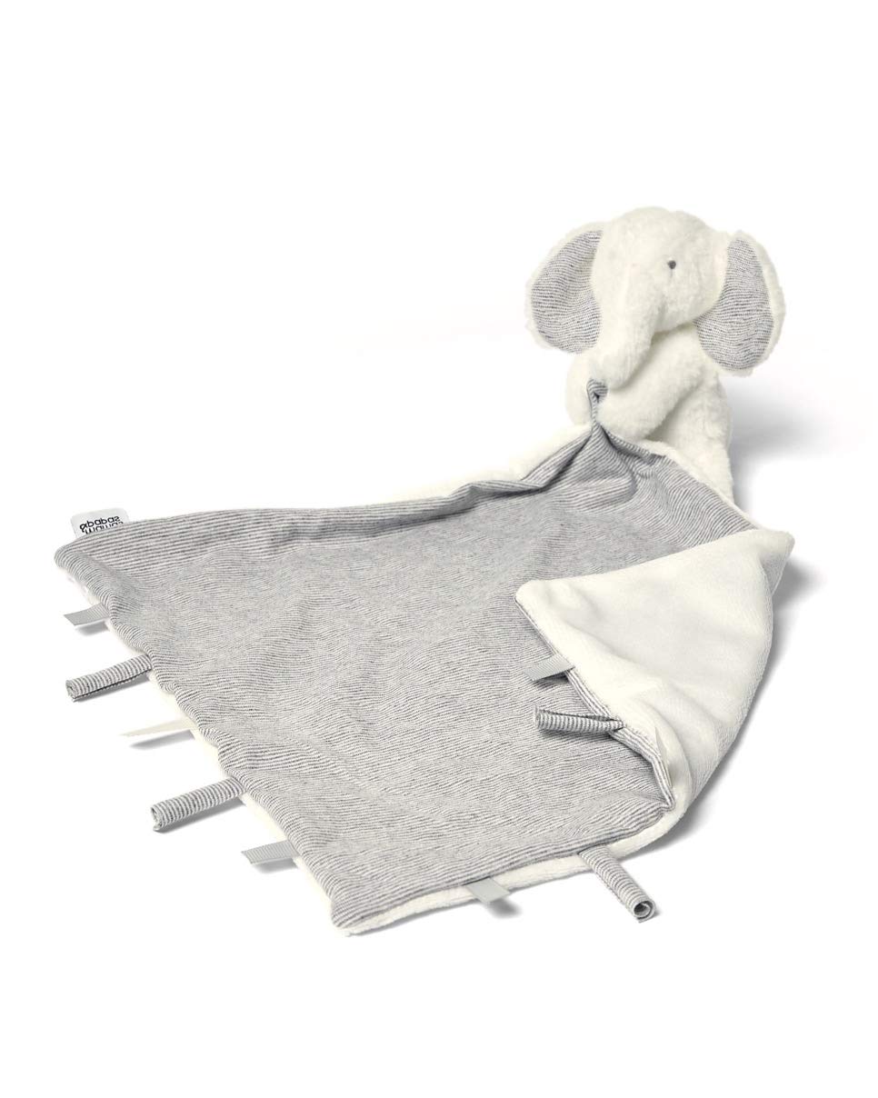 Mamas & Papas Welcome To The World Archie Elephant Comforter - Super Soft Faux Fur Cuddly Toy