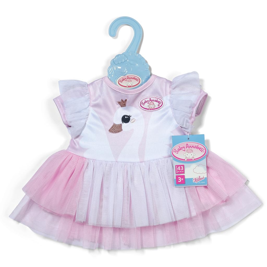Baby Annabell Swan Dress - Adorable 43cm Doll Outfit for Imaginative Play 4