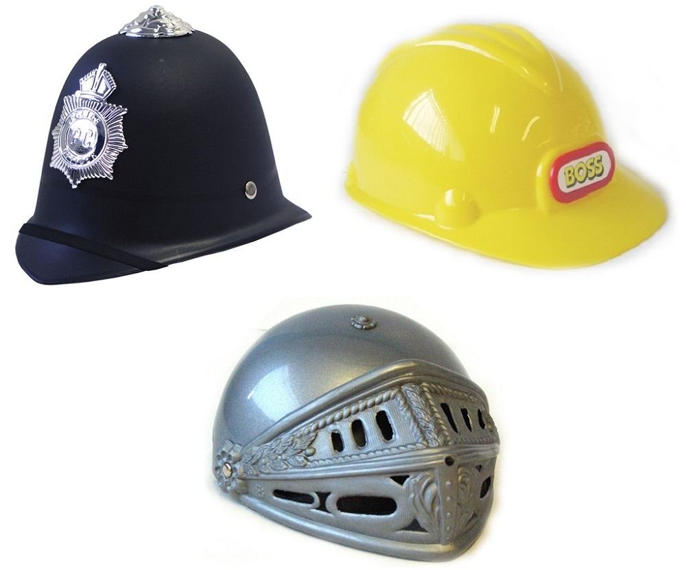 BOSS Construction Helmet - Adjustable Pretend Play Hard Hat for Kids 3