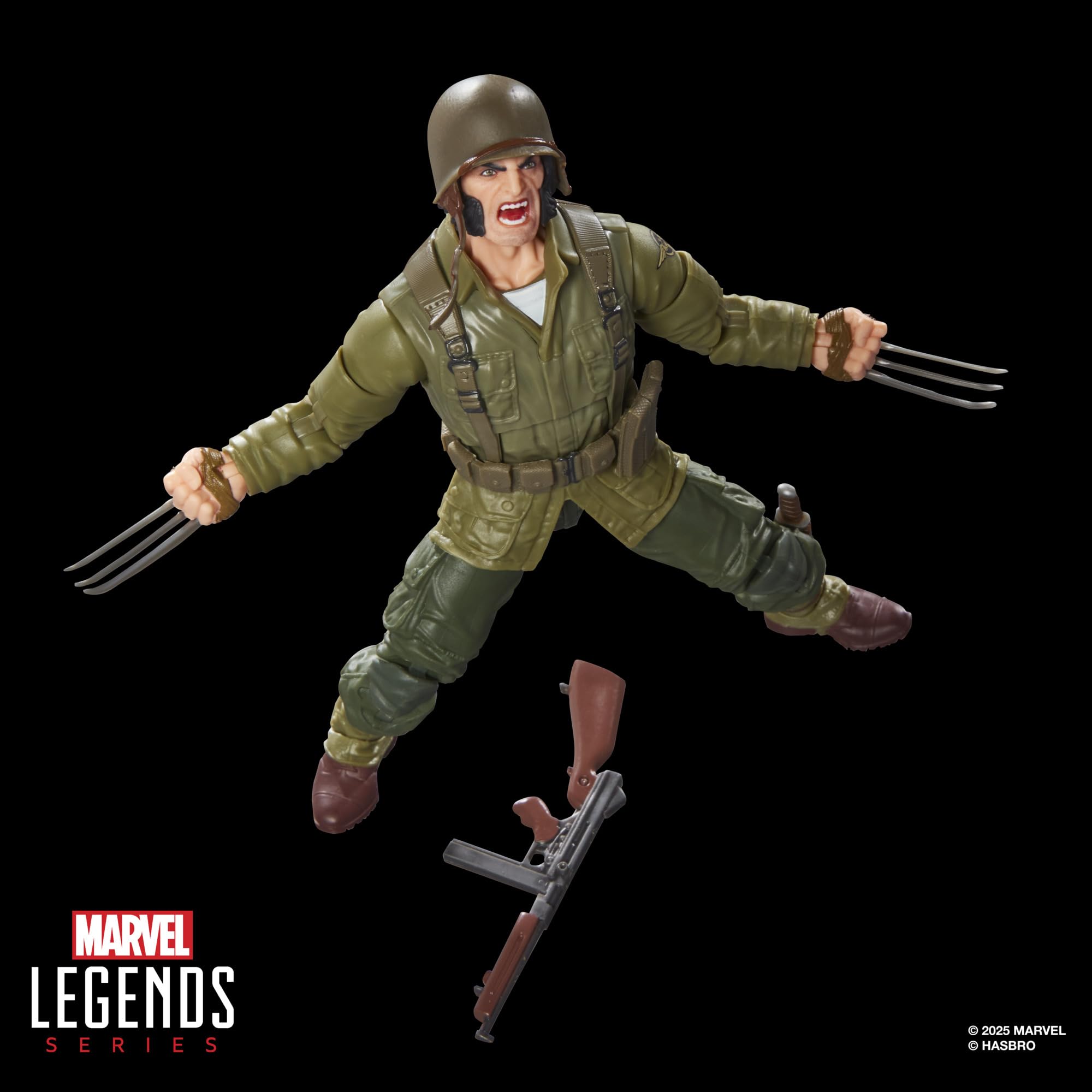 Marvel Press Wolverine (WWII Logan) X-Men Action Figure | 6-inch Scale | Ages 4+ 7