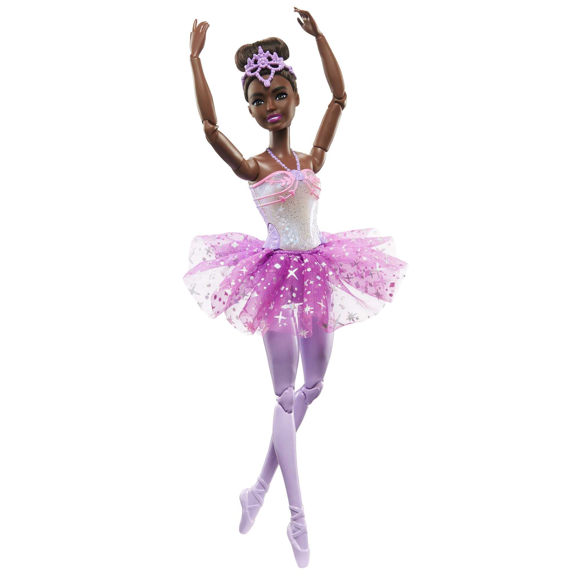Barbie Magical Ballerina Doll - Light-Up Purple Tutu, Black Hair,3+ Years 8