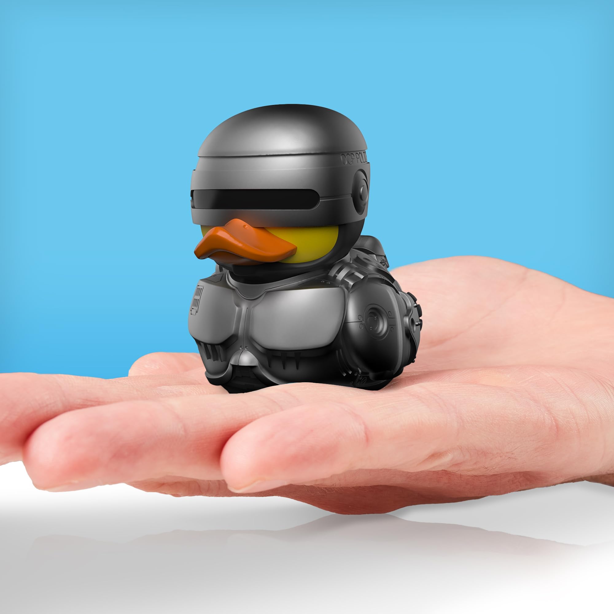 TUBBZ Mini Robocop Cosplaying Rubber Duck Vinyl Figure - Approx 5cm/2 Inches Tall