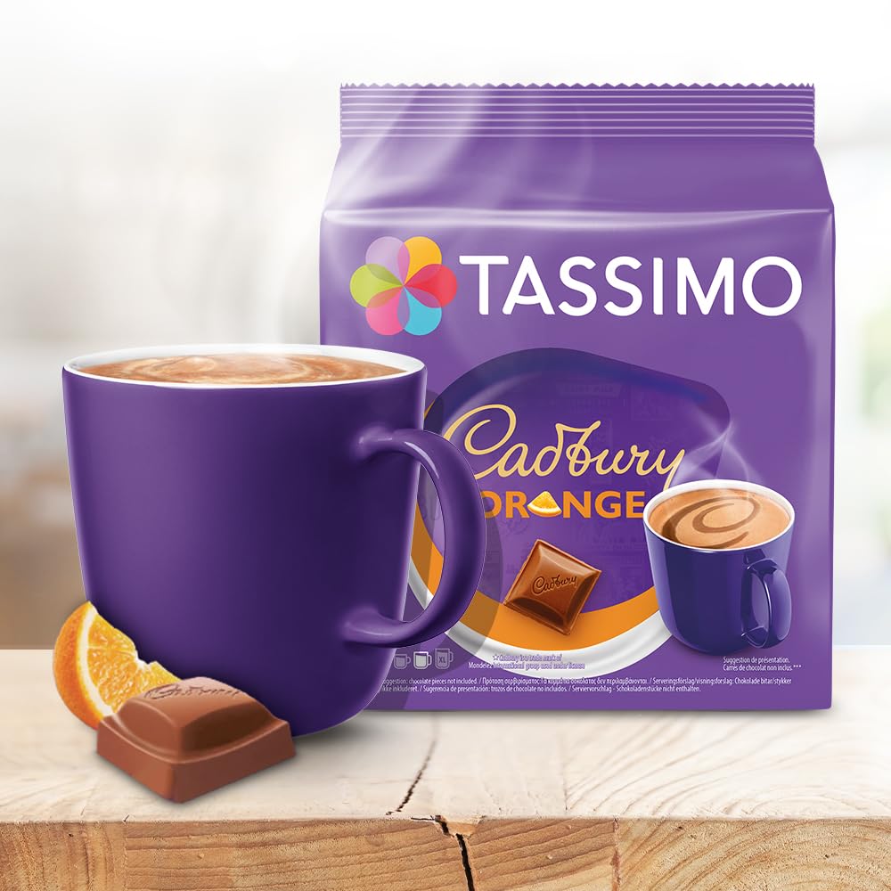 Tassimo Cadbury Orange Hot Chocolate Pods - Pack of 5 (40 Total Drinks) 3