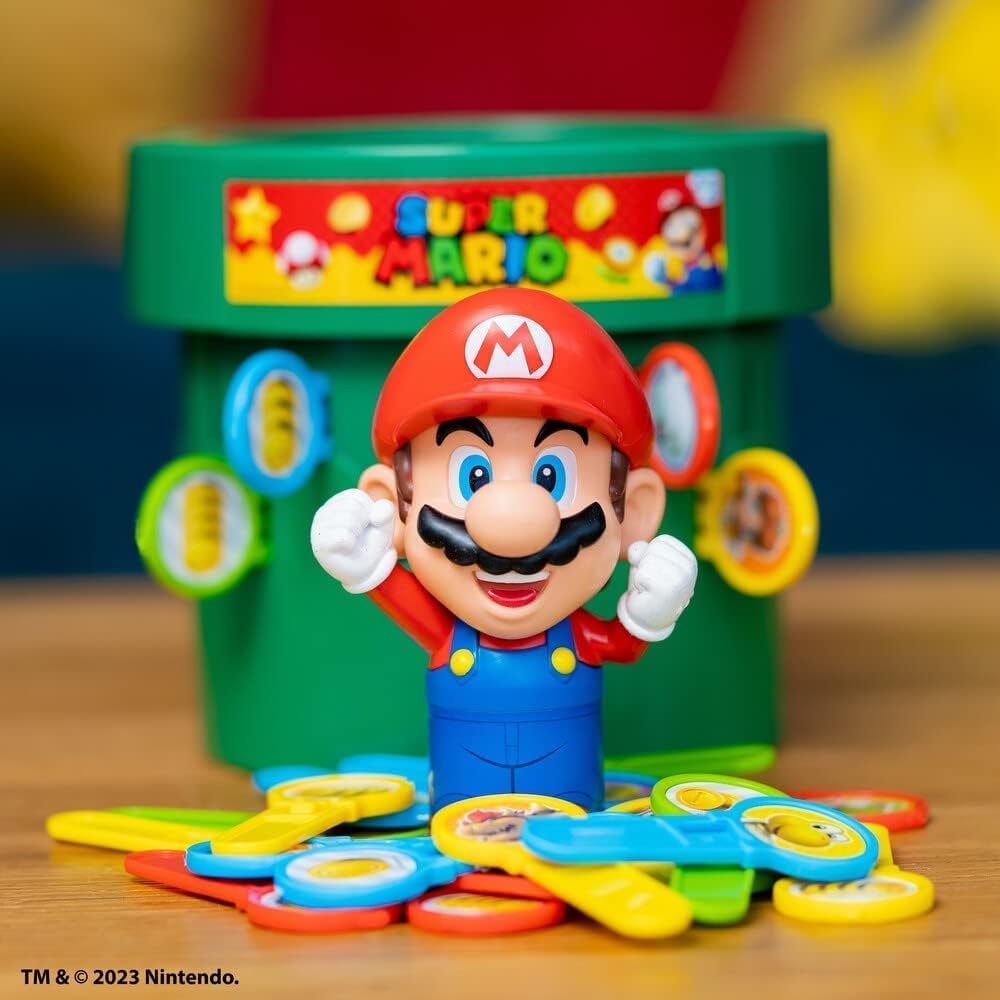 Tomy Pop Up Super Mario Family & Preschool Kids Board Game, 2 - 4 Players, Suita 3
