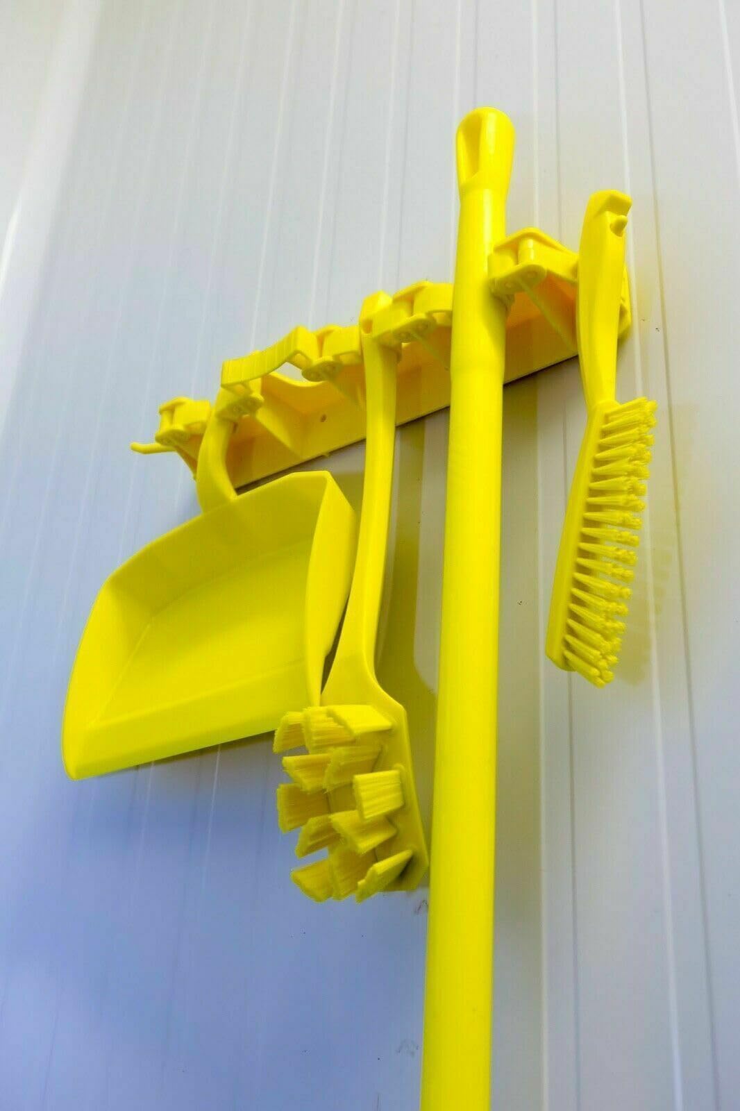 Vikan - 41953 Slim Stiff Bristle Hand Brush for Washing & Sweeping 4