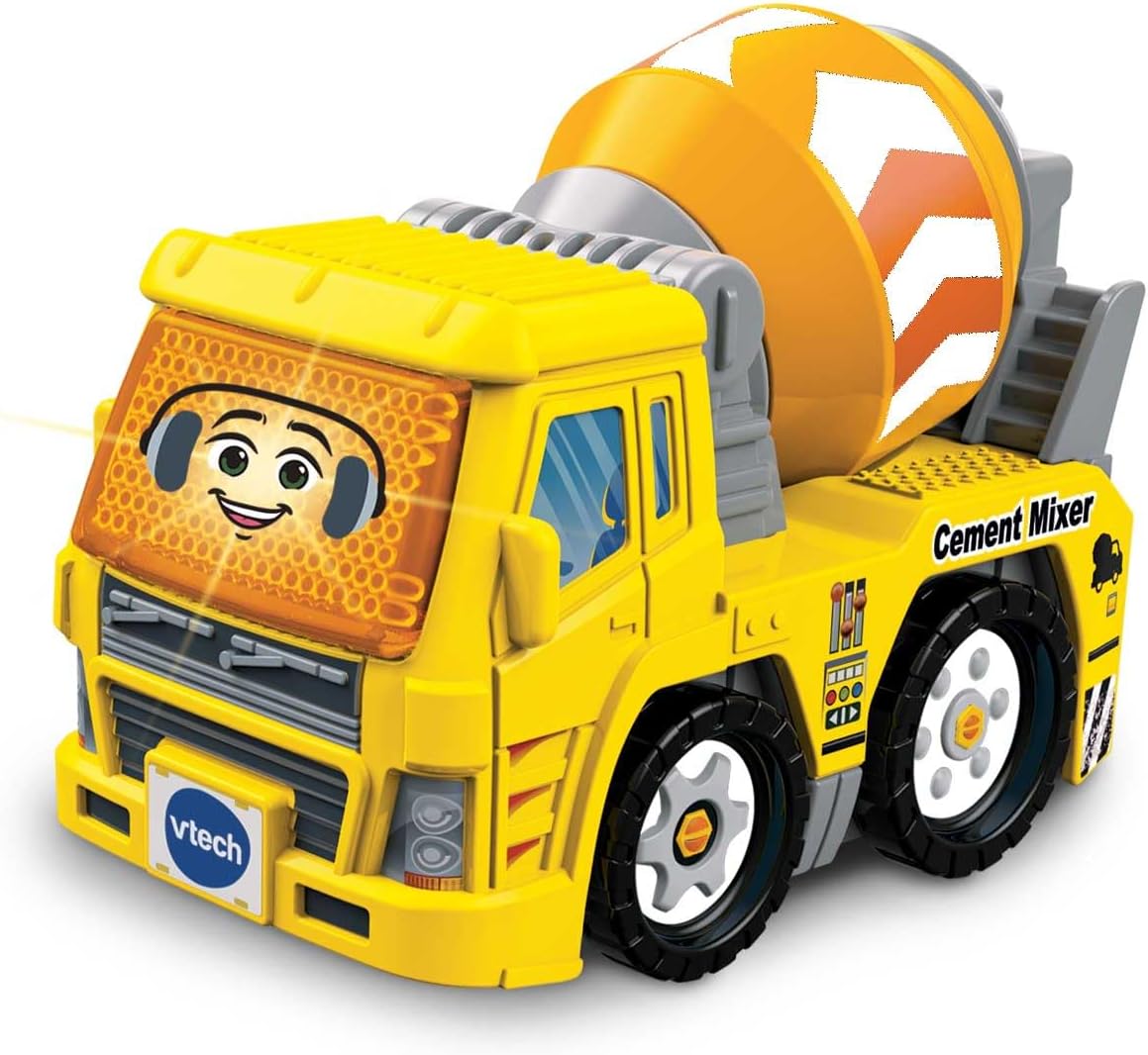 VTech Toot-Toot Drivers Cement Mixer - Interactive Musical Toy Vehicle for Toddlers 12 Months+