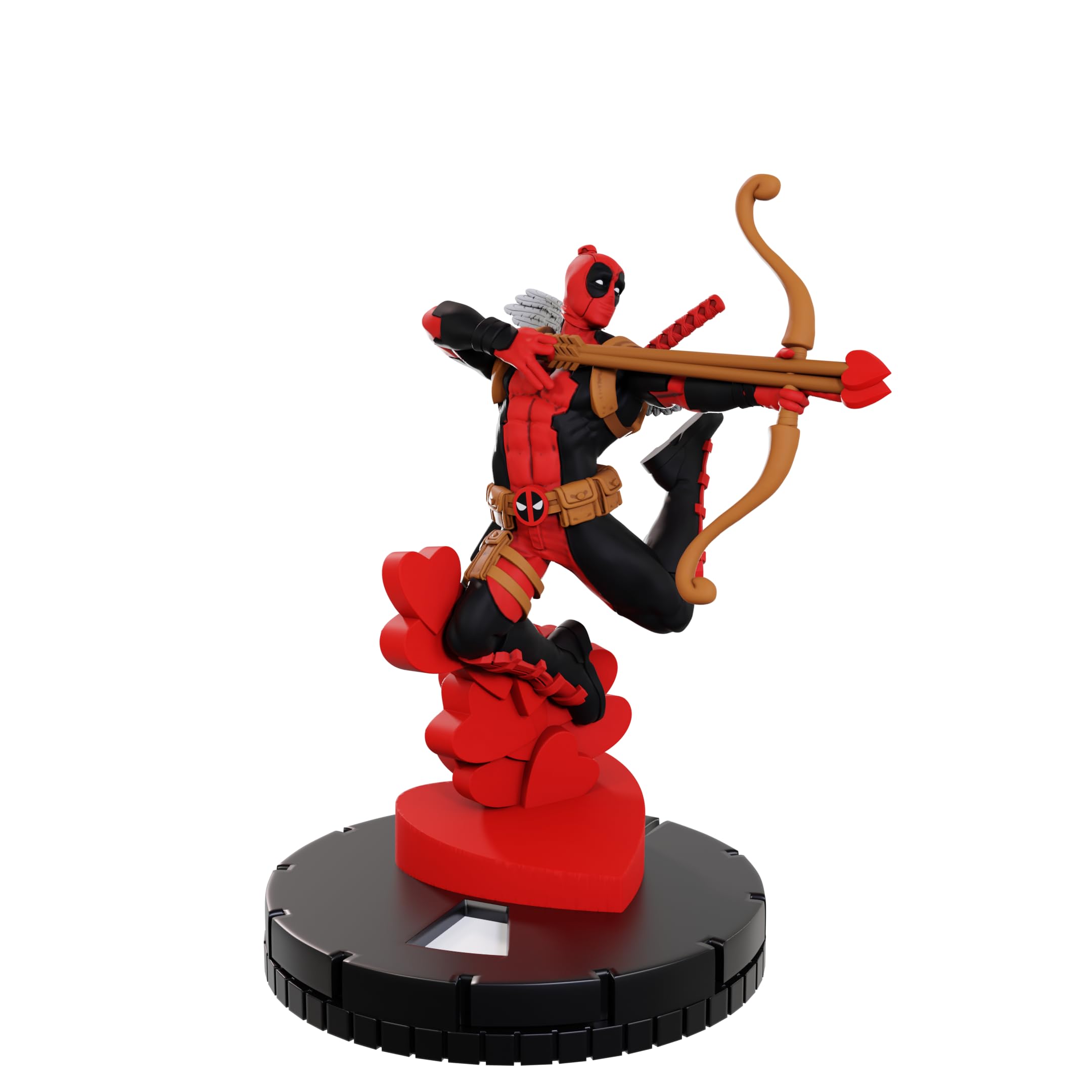 Marvel HeroClix Iconix: Cupid Deadpool & Trick Arrow Miniature Figure Set - Pre-Painted Collectible Figures for Game and Display