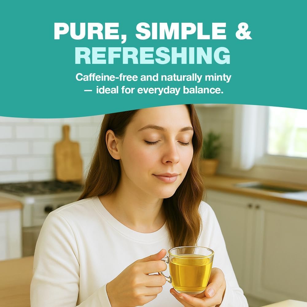 HANDPICK Spearmint Tea Bags (100 Count) Non-GMO, 100% Pure Spearmint Leaf, Tea Board of India Certified 6