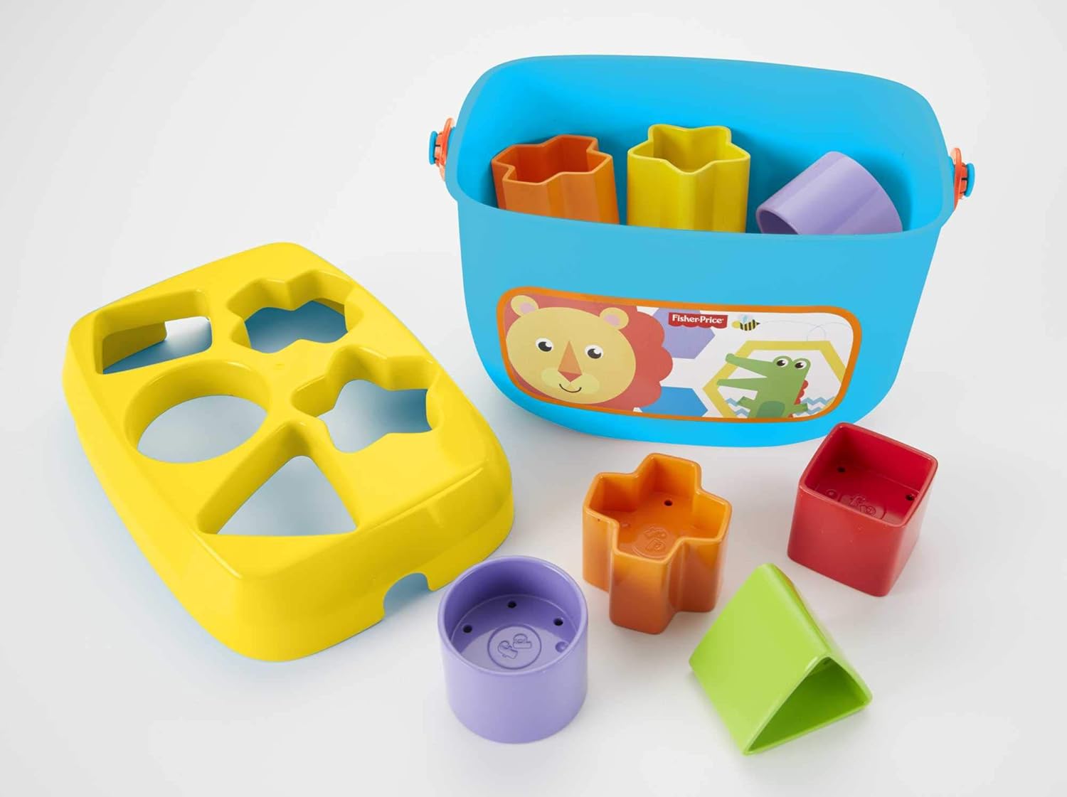 Fisher-Price Baby's First Blocks - Shape Sorting & Stacking Toy for 6+ Months