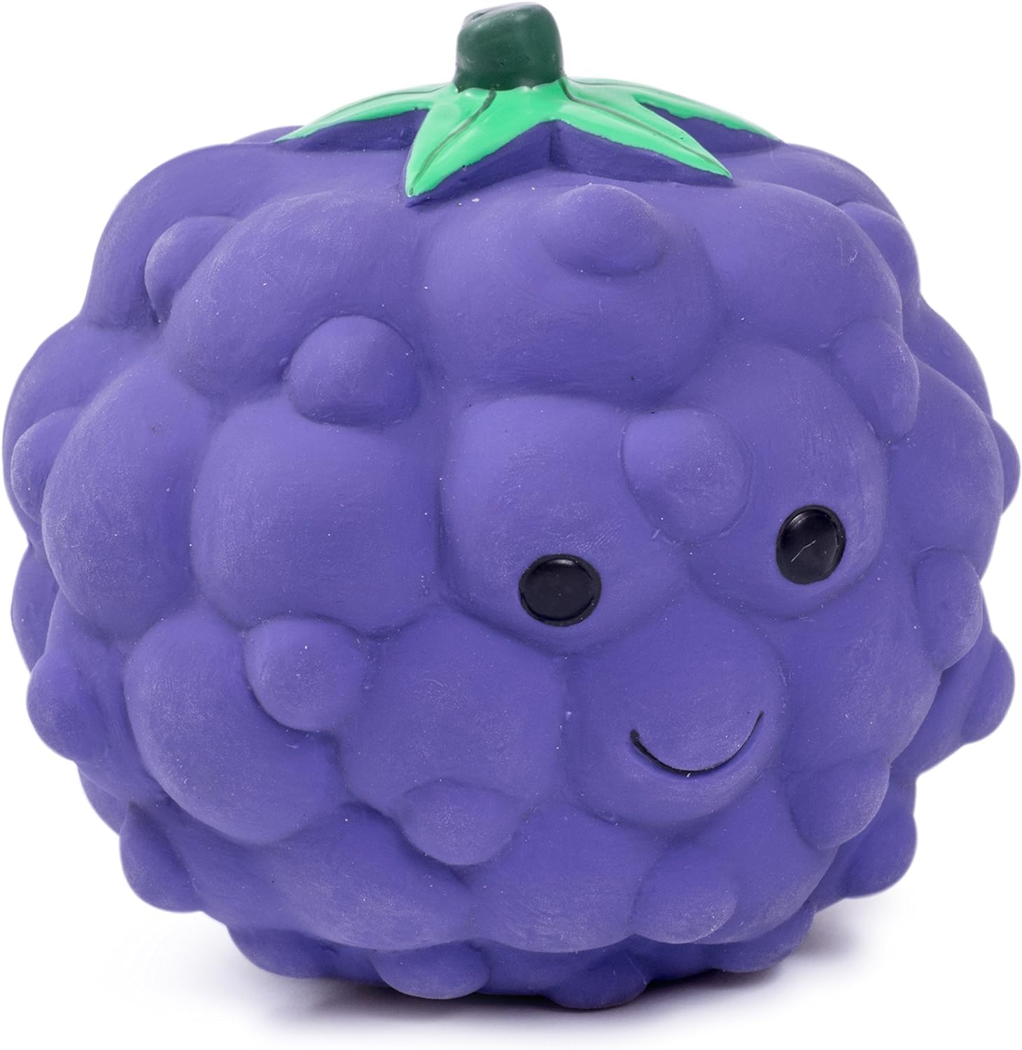 Petface Large Latex Blackberry Squeak Chew Toy - Durable Natural Rubber for Dogs