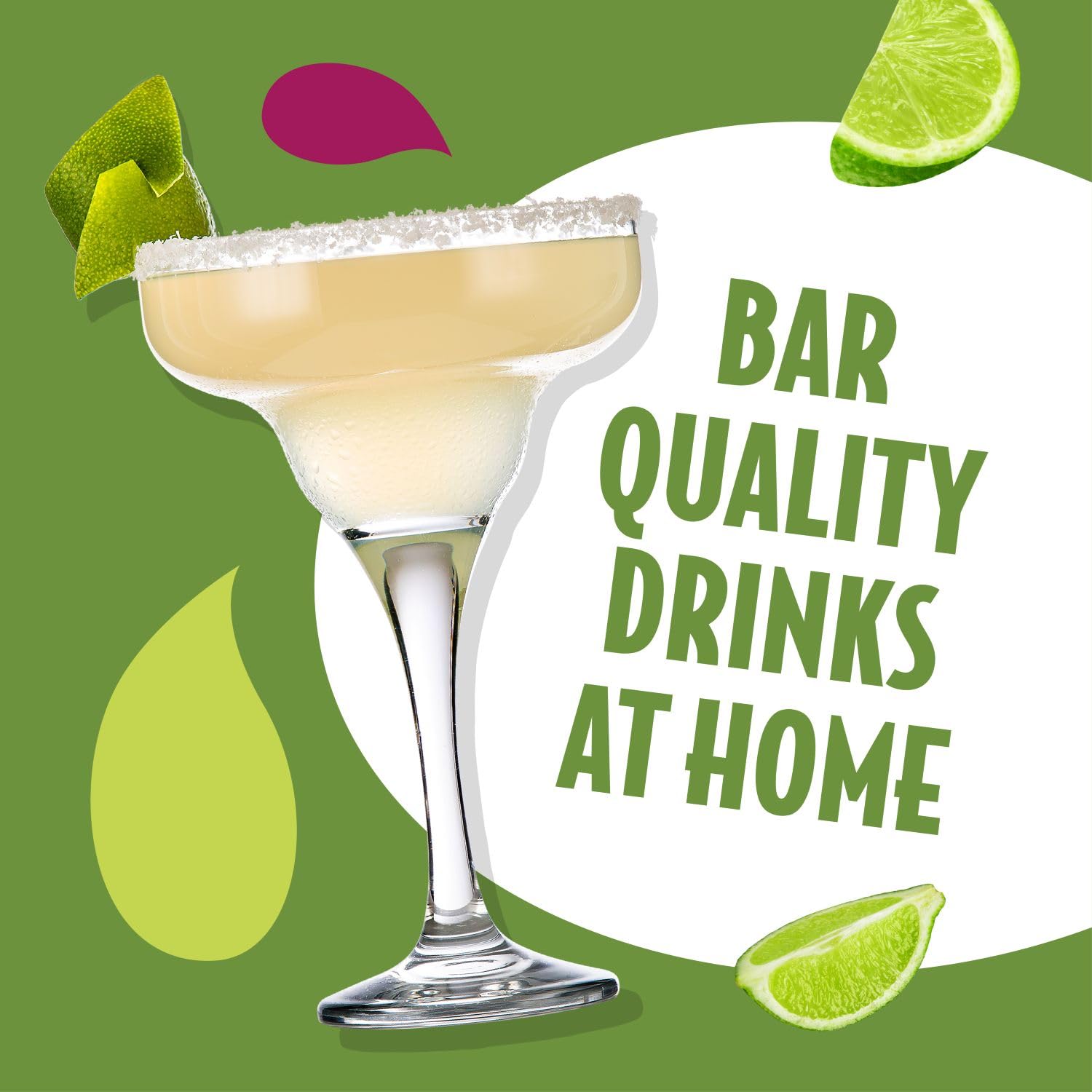 Master of Mixes Margarita Cocktail Mixer - 1 Litre | Made with Agave Syrup & Lime Juice 3