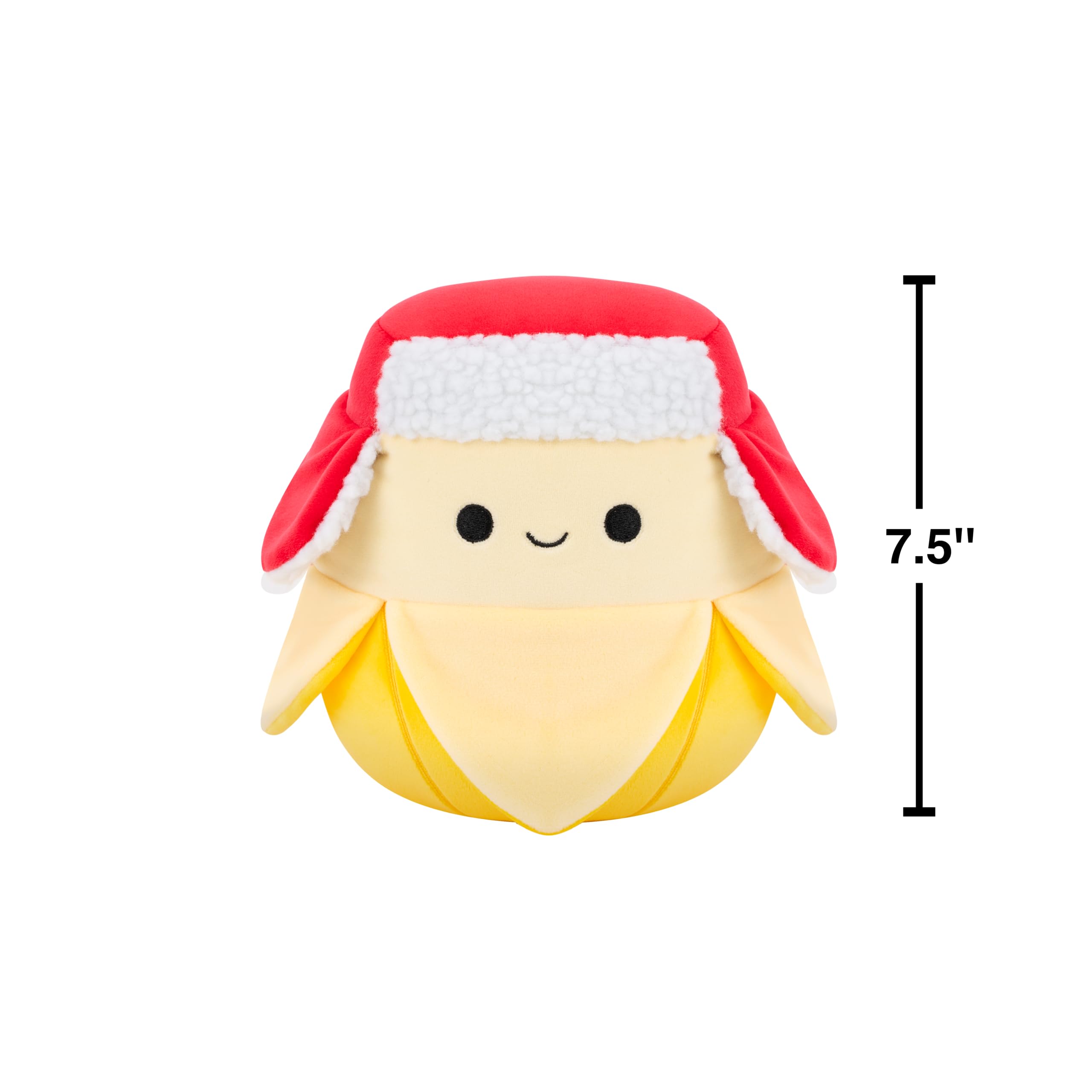 Squishmallows Junie the Yellow Banana Holiday Plush - 7.5-Inch Soft Stuffed Animal for Kids 3+ 12