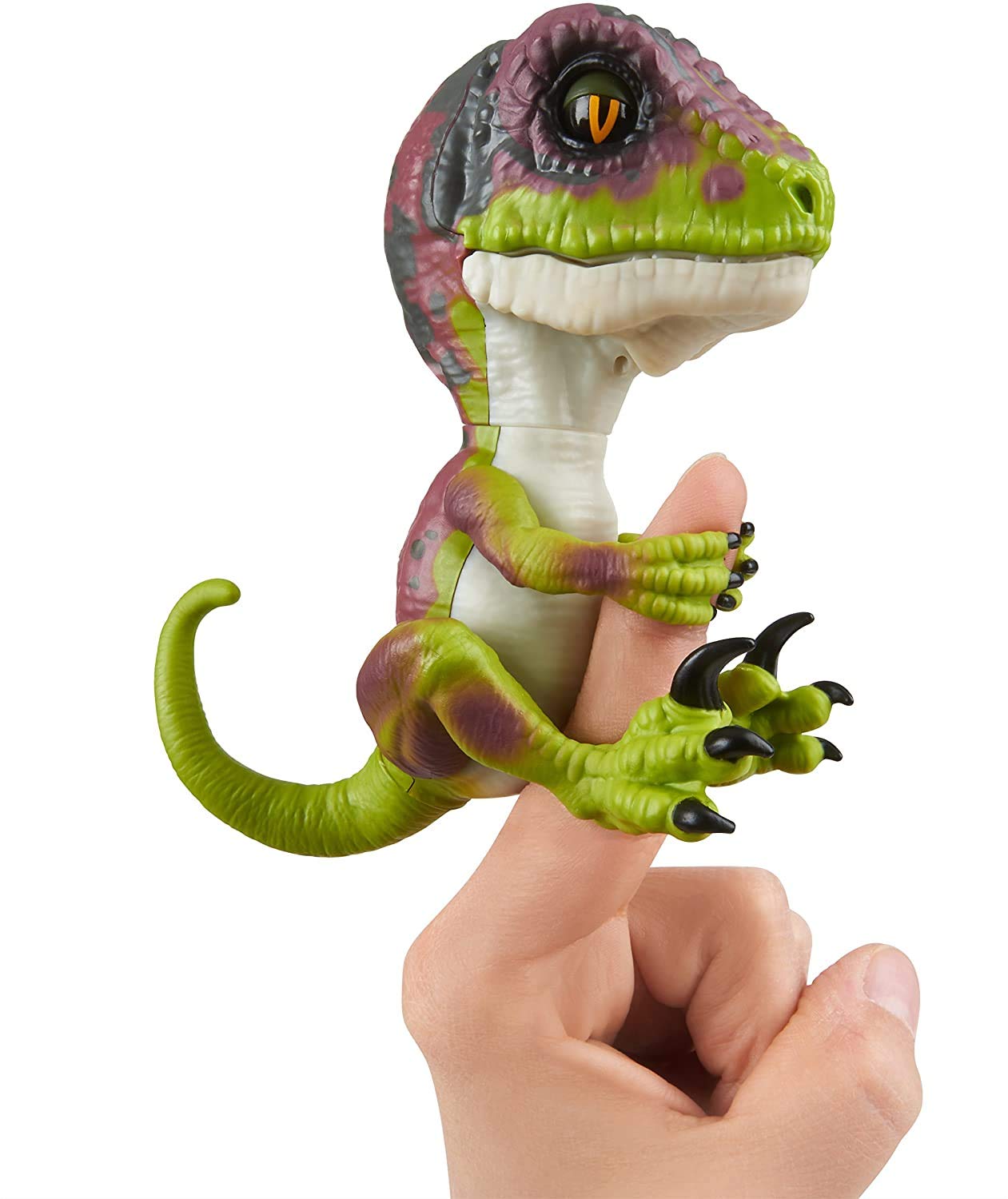 Fingerlings Untamed Raptor - Interactive Baby Dinosaur Toy - Stealth Green 3