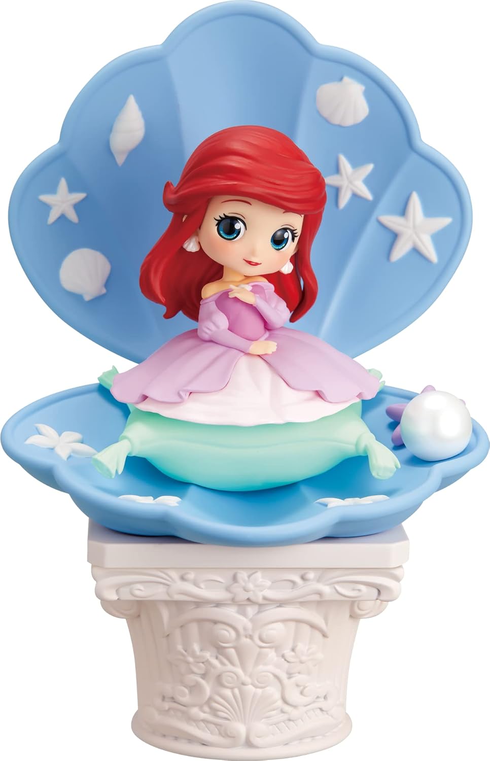 Banpresto Disney The Little Mermaid Ariel Pink Dress Style Q Posket Figure (BAN18955)