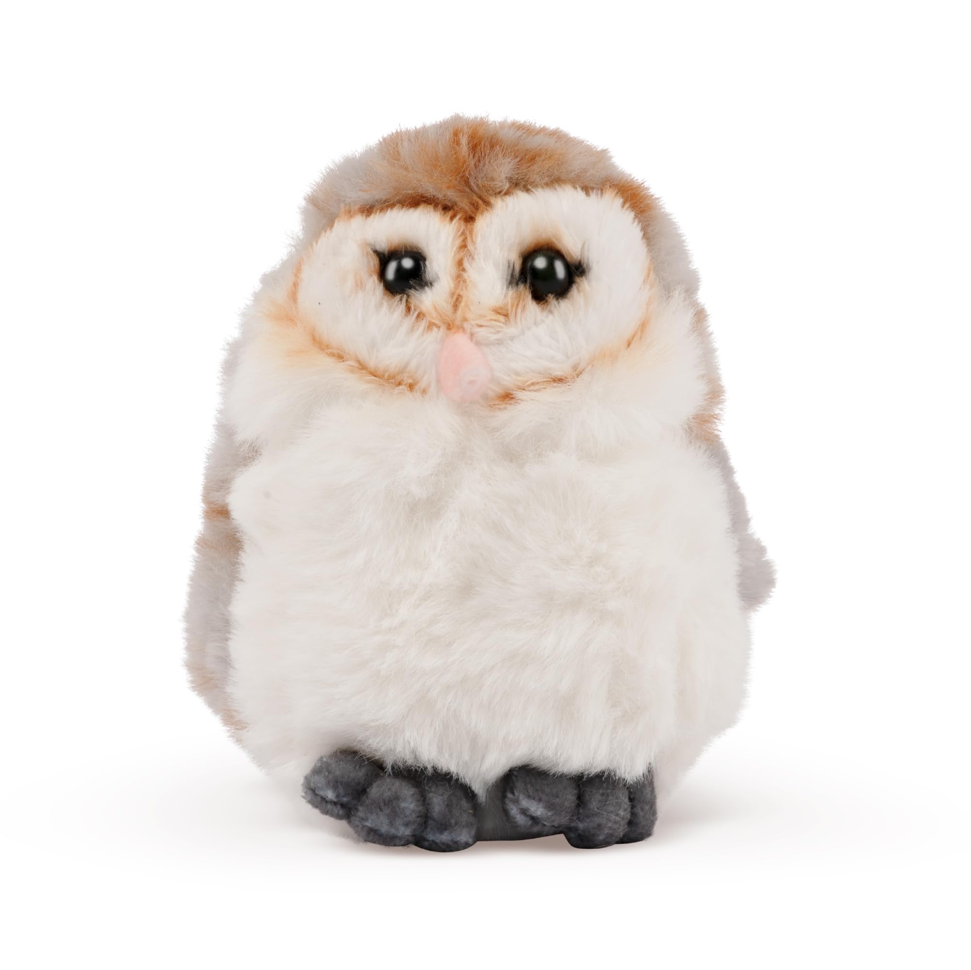 Living Nature SMOLS Barn Owl Plush Toy - Realistic & Eco-Friendly Cuddly Owl for All Ages