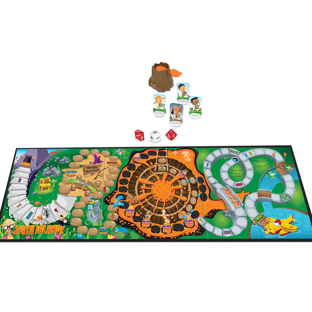 Learning Resources Maths Island Addition & Subtraction Game Board Game 3