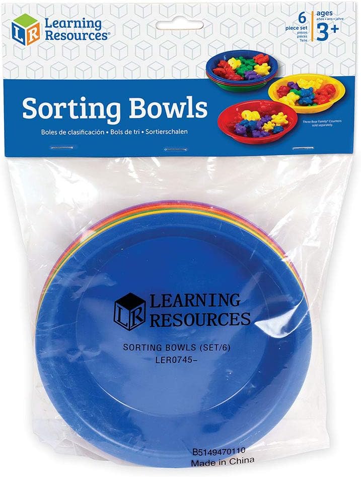 Learning Resources Sorting Bowls - Educational Toy for Early Maths Skills (Set of 6) 4