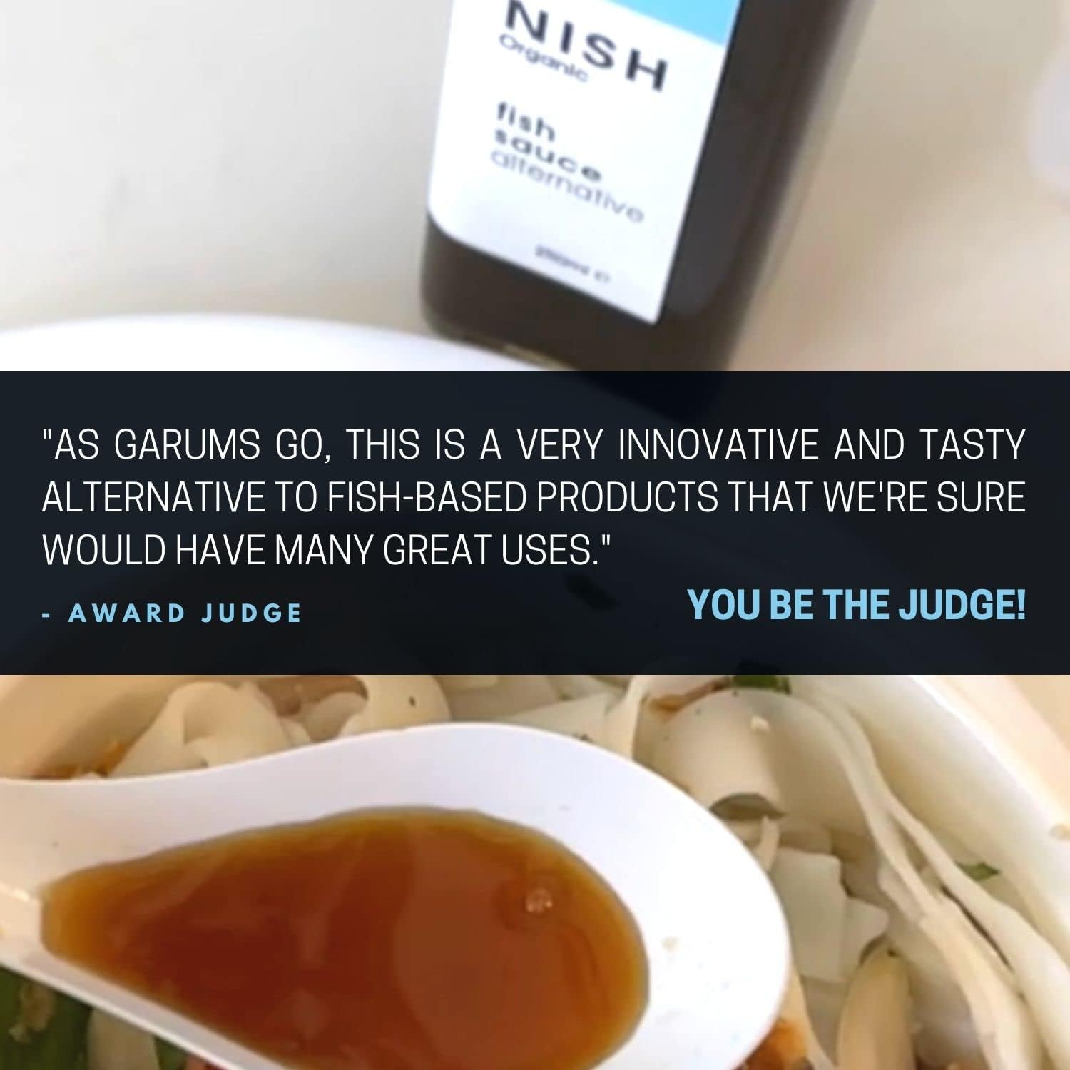 NISH Sauce – Organic Vegan Fish Sauce Substitute, Gluten Free, Soy Free, Made in UK 4