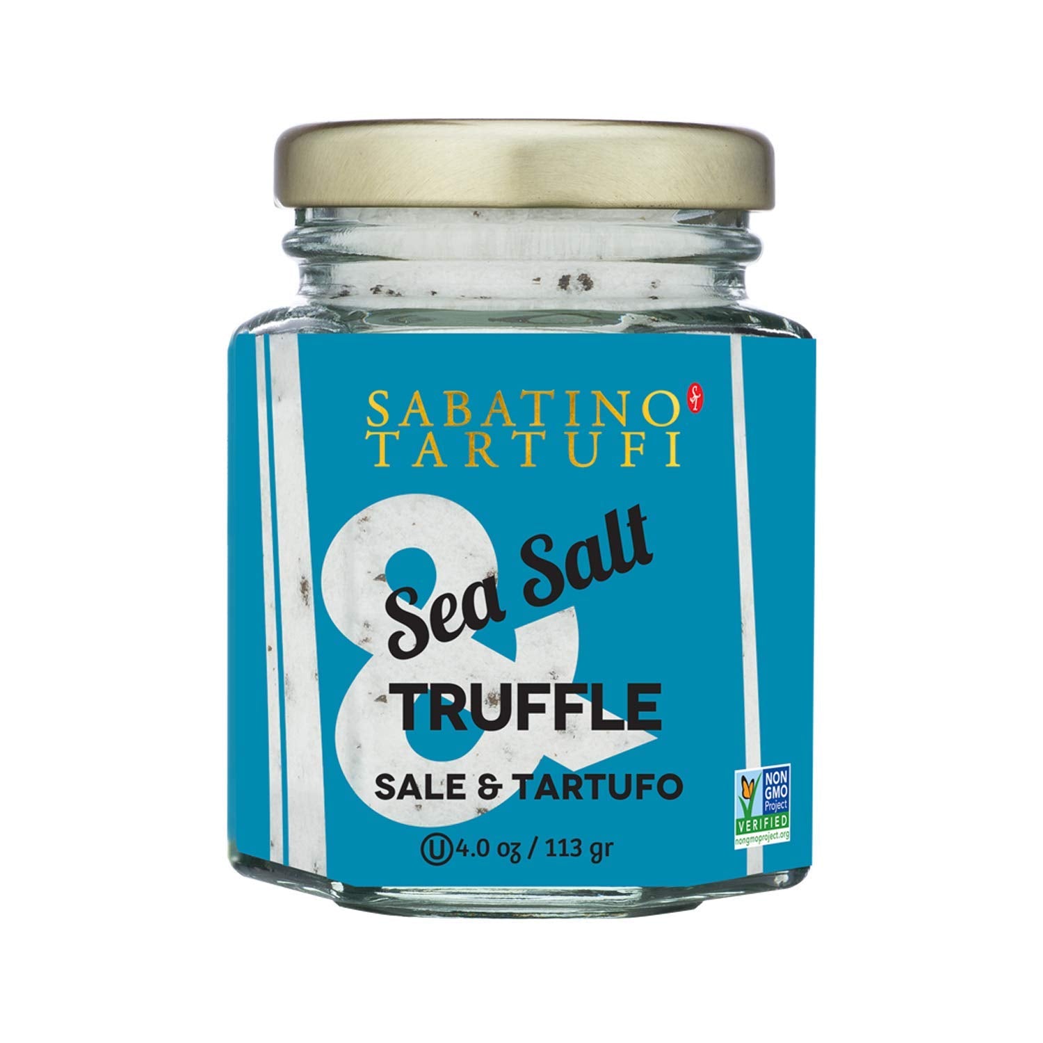 Sabatino Tartufi Truffle Salt Seasoning - Gourmet Sicilian Sea Salt with Black Truffle