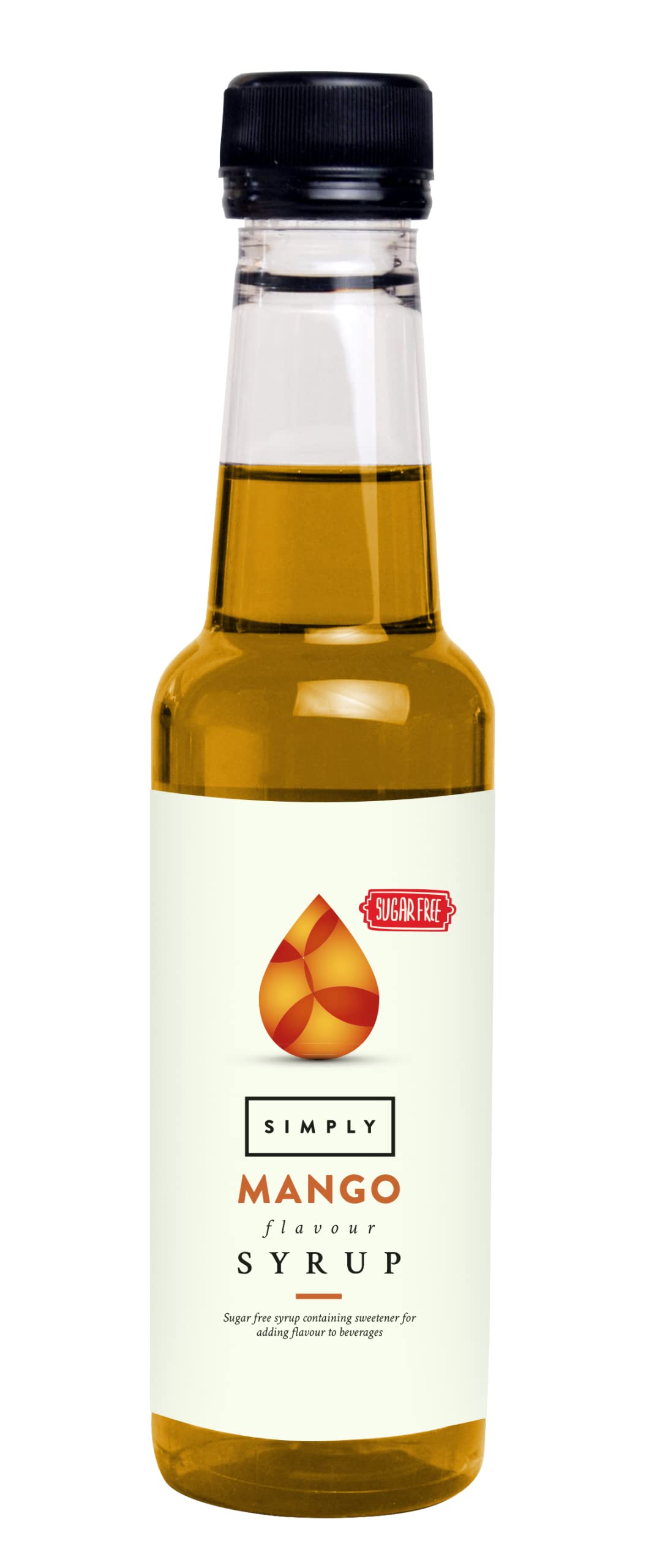 Simply Sugar Free Mango Syrup - Low Calorie, Vegan & Nut Free Flavoured Syrup