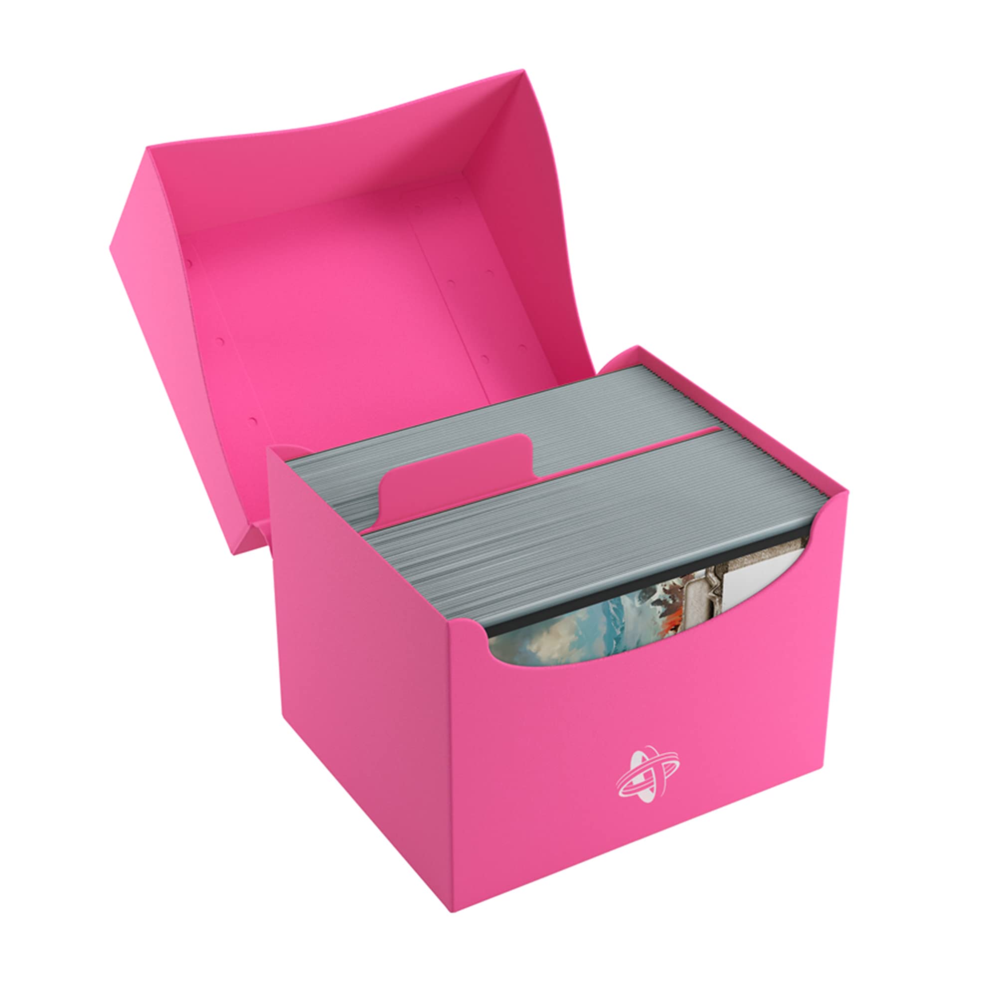 Gamegenic Side Holder 100+ XL - Pink | Holds 100 Double-Sleeved Cards | Casual Storage Box 3