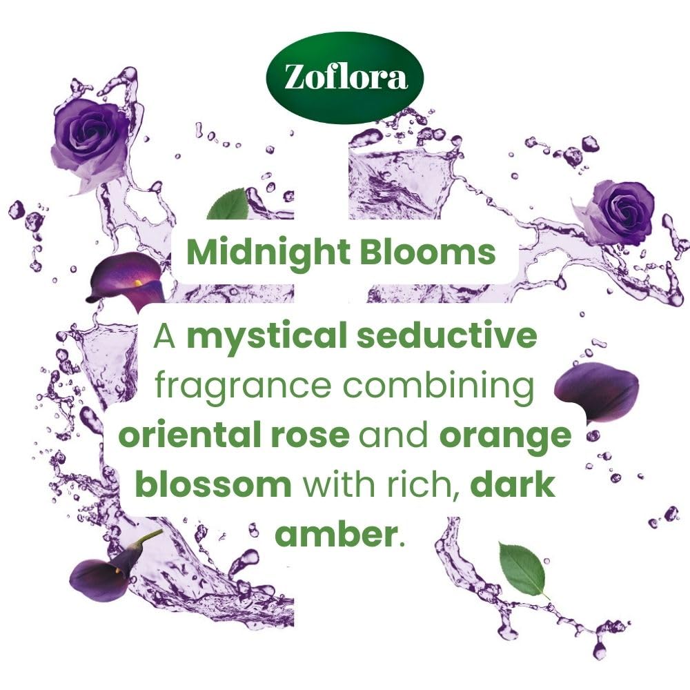 Zoflora Midnight Blooms Multipurpose Disinfectant Cleaner, 800ml 6