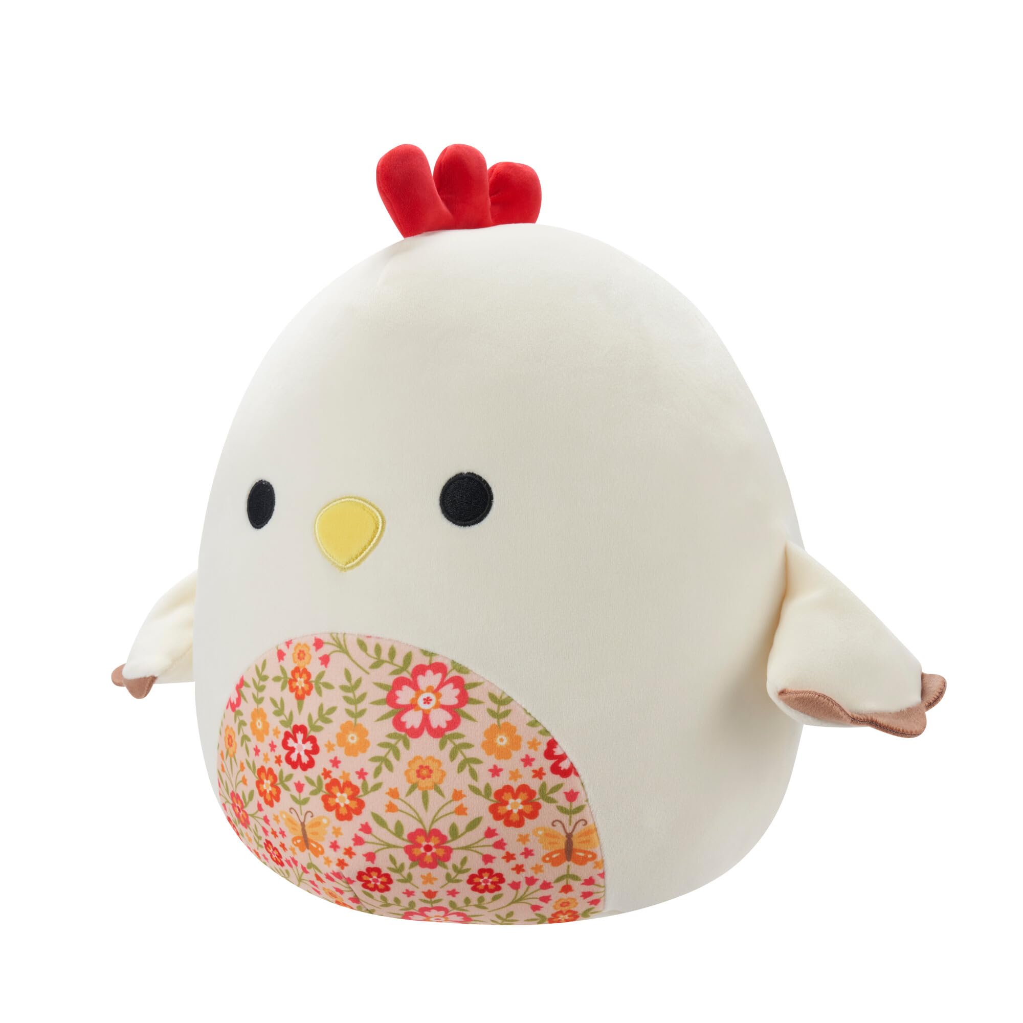 Squishmallows 12-Inch Plush - Todd the Beige Rooster with Floral Belly 5