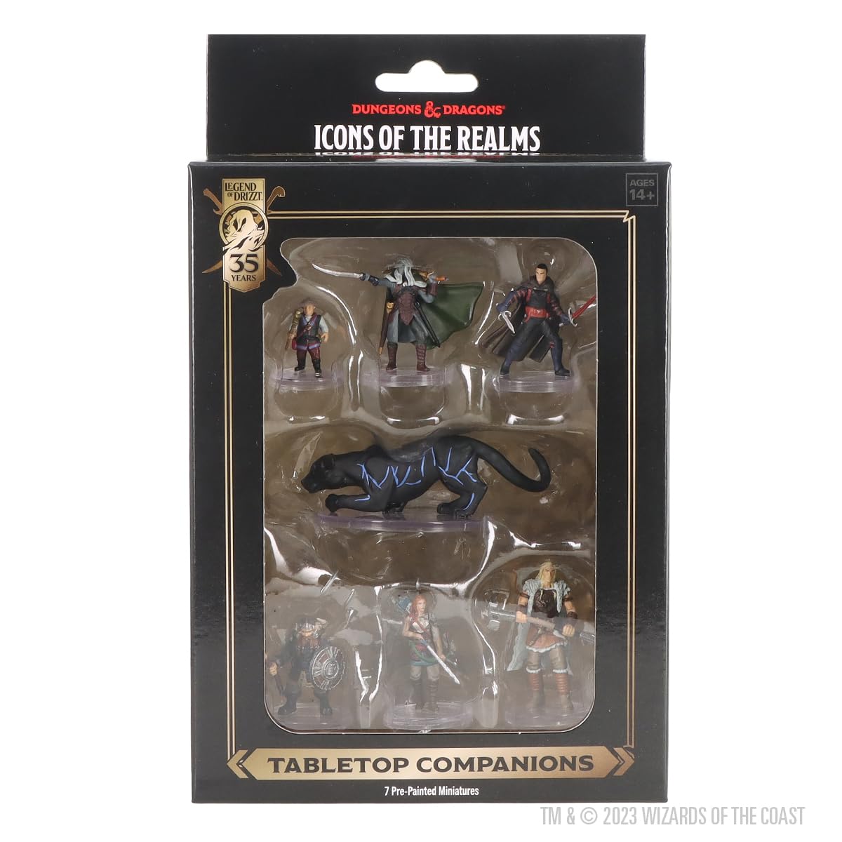 Wizkids D&D The Legend of Drizzt 35th Anniversary Pre-Painted Miniatures Boxed Set 10