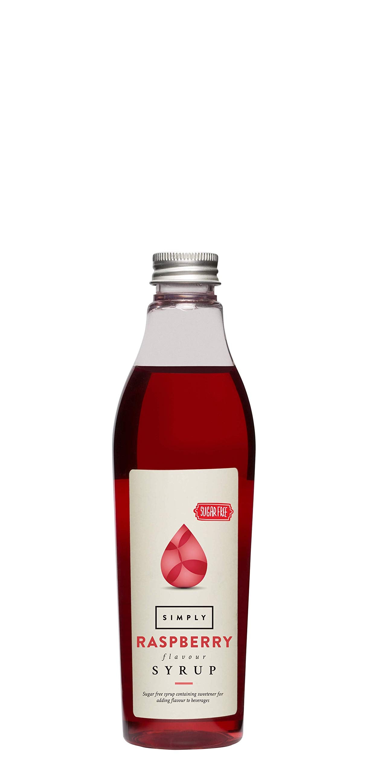 Simply - Sugar Free Raspberry Syrup, Low Calorie Vegan Flavoured Beverage Syrup