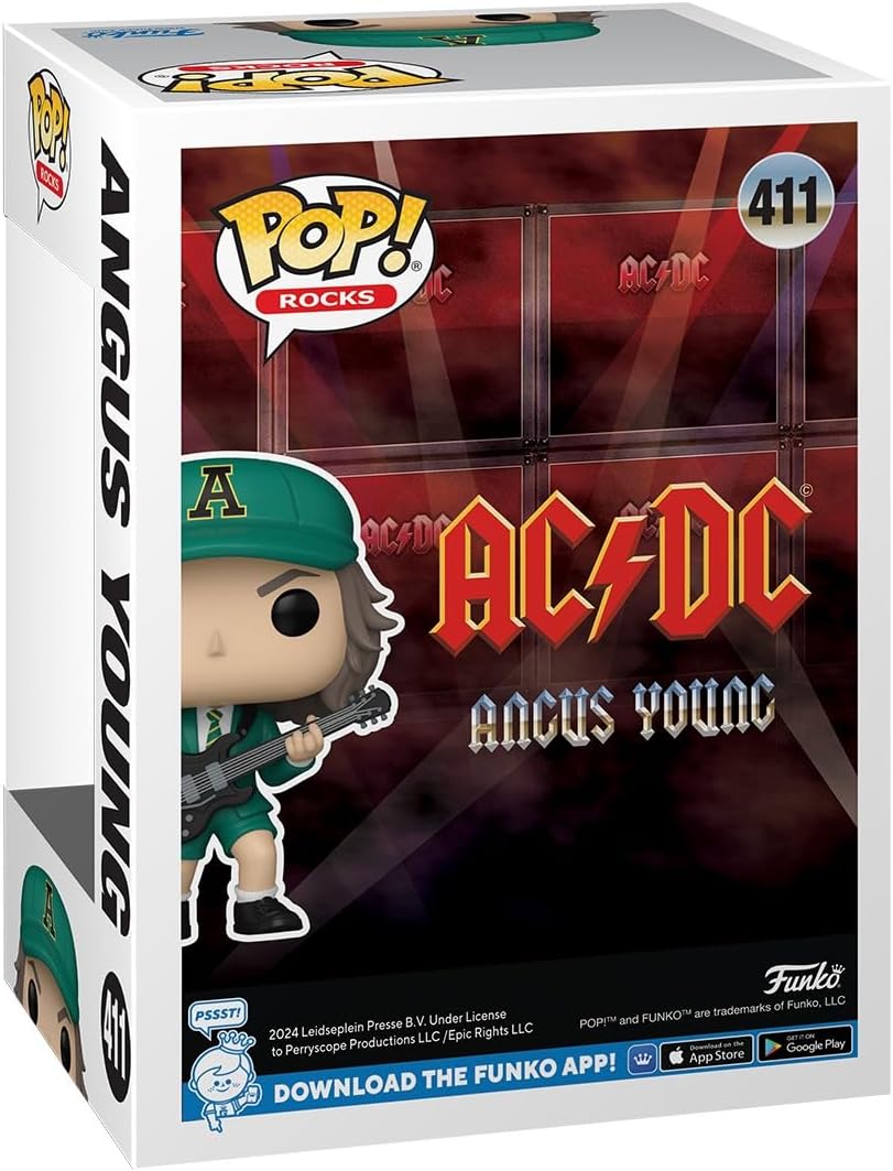 Funko Pop! Rocks: AC/DC - Angus Young (Green) Vinyl Figure 3