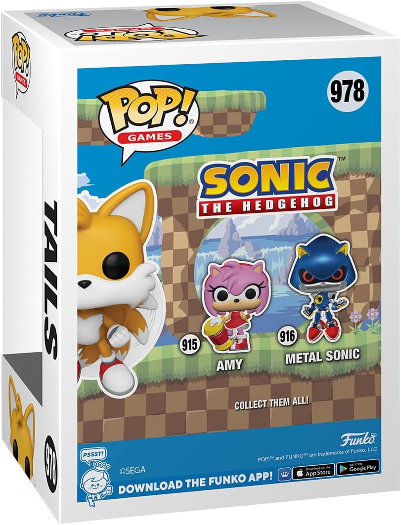 Funko Pop! Games: Sonic - Miles Tails Prower (Flying) Flocked Vinyl Figure 3