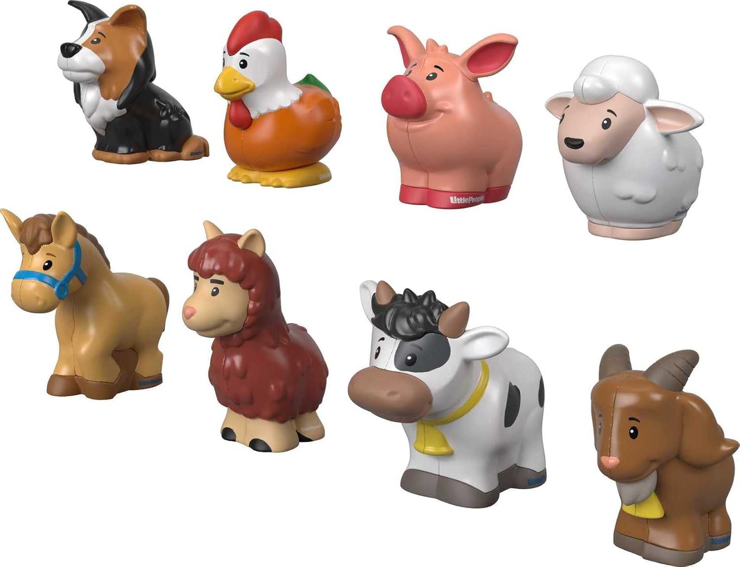 Fisher-Price Little People Farm Animal Friends - 8-Piece Toddler Play Set for Ages 1-5 3