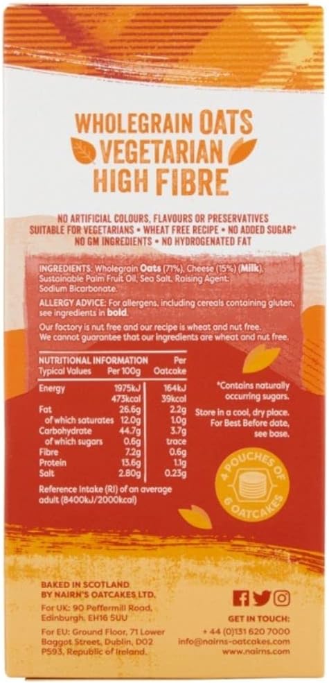 Nairn's Cheese Oatcakes, 200g 3