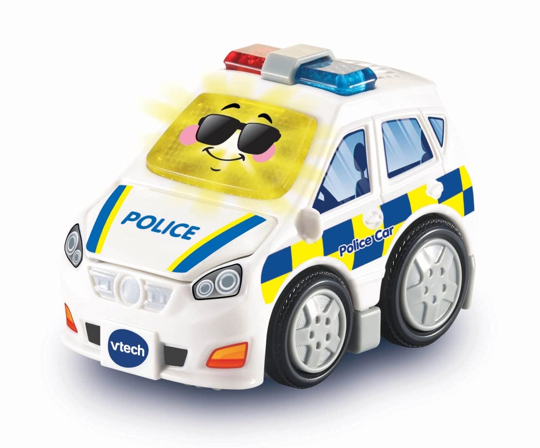 VTech Toot-Toot Drivers Police Car - Interactive Musical Toy with Lights & Sounds for Toddlers 1-5 Years