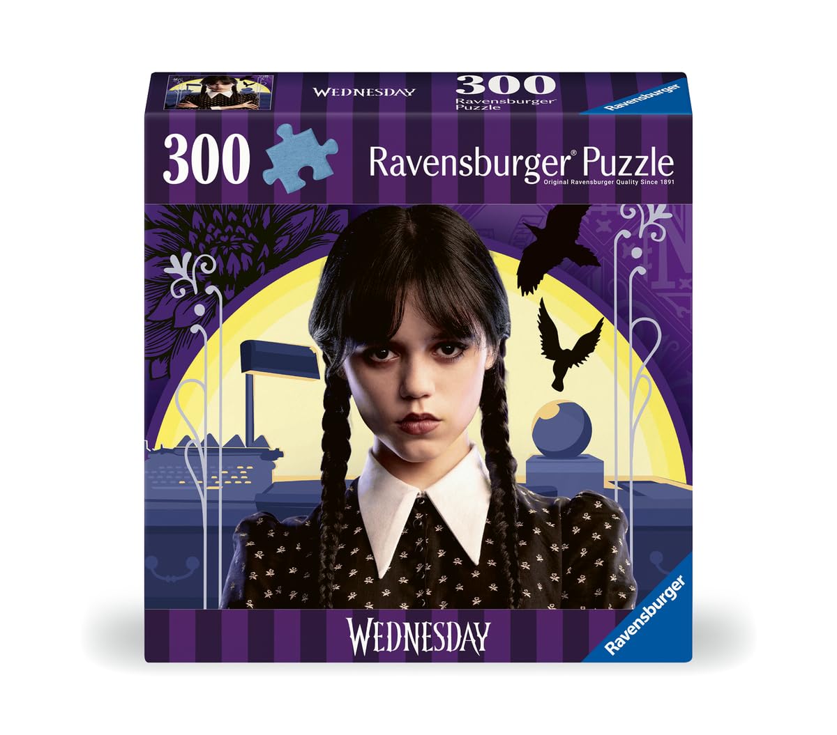 Ravensburger Wednesday Addams 300-Piece Jigsaw Puzzle for Adults and Kids