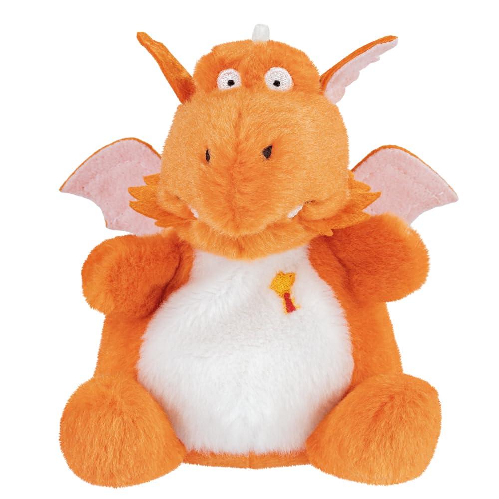 Aurora ZOG Palm Pals Soft Toy - 13cm Orange Dragon
