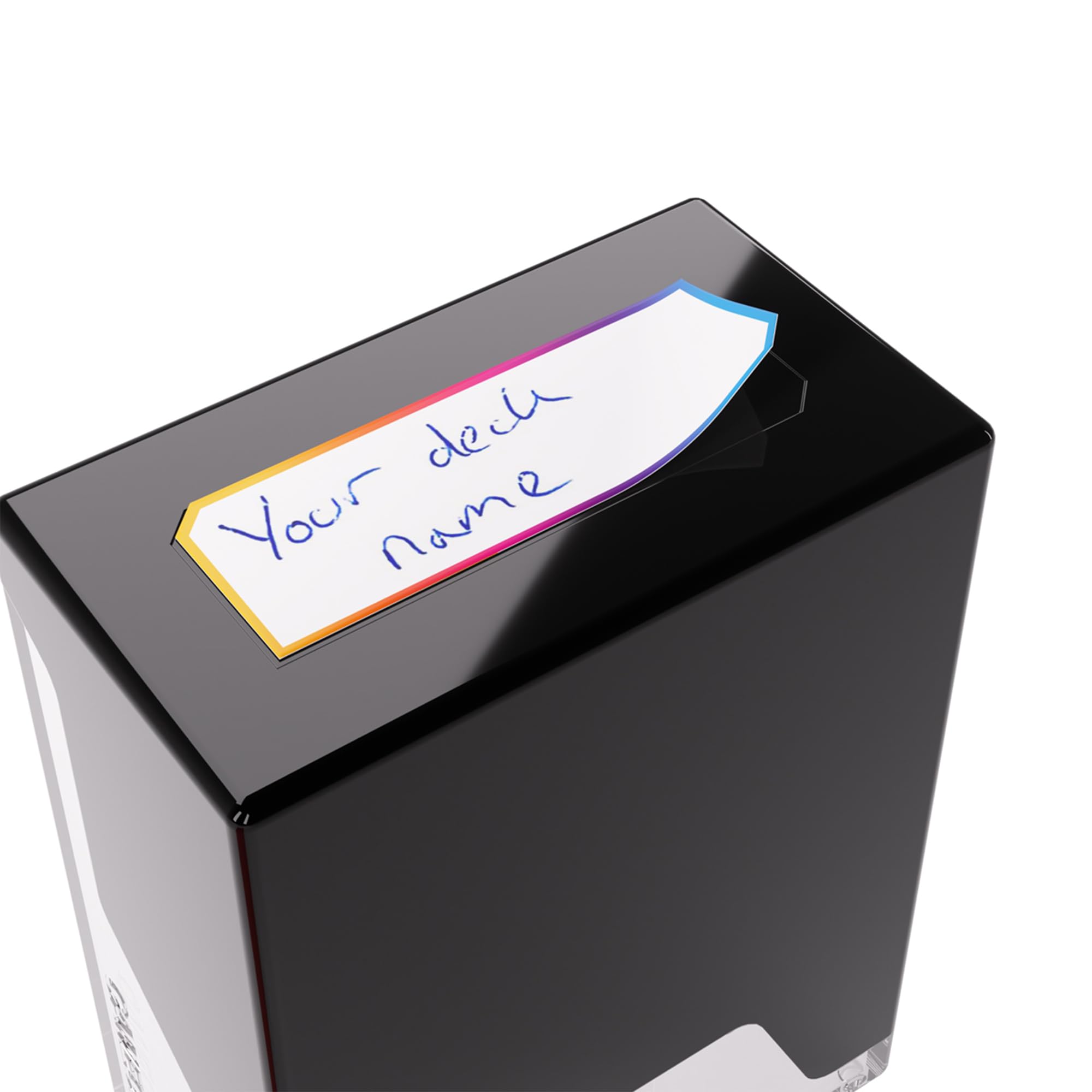 Gamegenic Bastion 50+ Black/Transparent Deck Box for Card Games 8