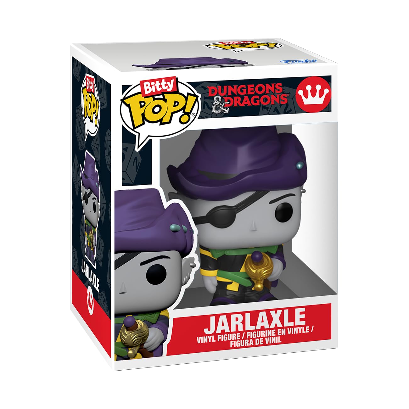 Funko Bitty POP! and Dice: Dungeons & Dragons Set - Jarlaxle, Drizzt, Errtu Figures | Multicolor Vinyl 3
