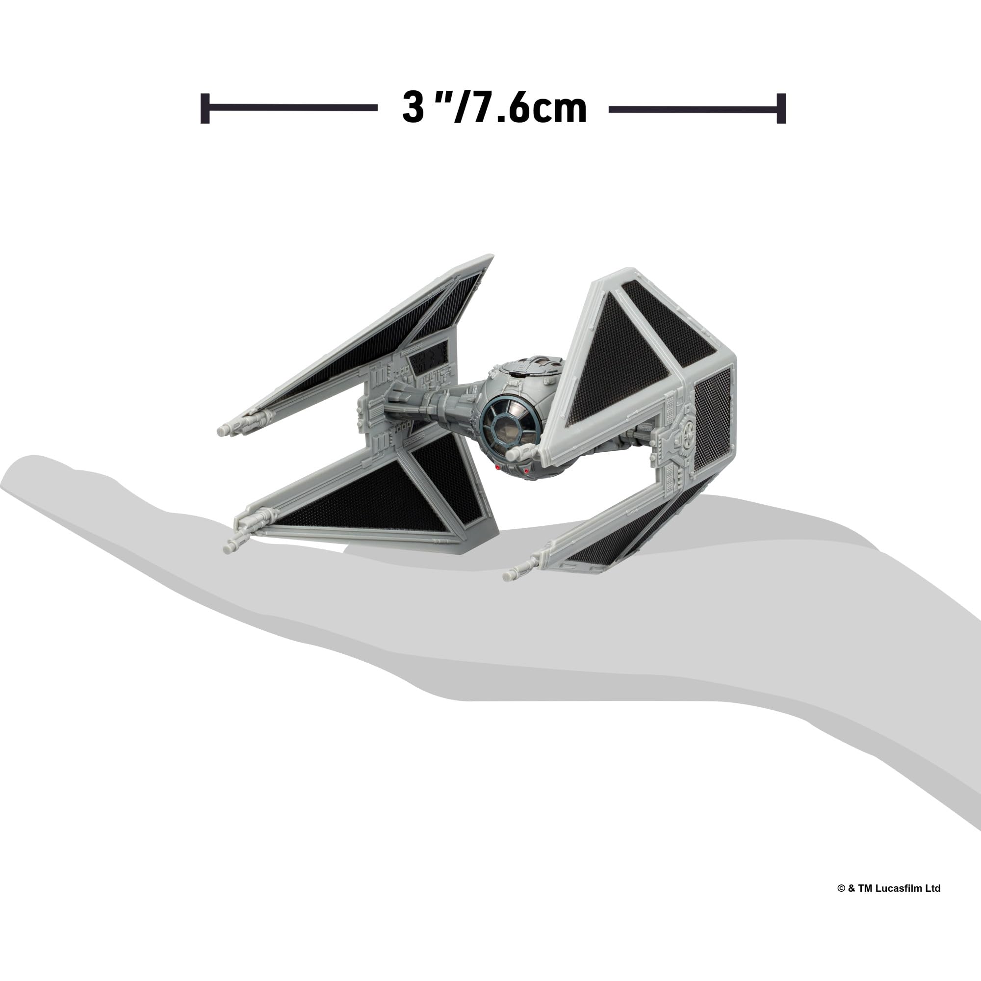Jazwares Star Wars Micro Galaxy Squadron TIE Interceptor (Armada Edition) Mystery Bundle | 3-Inch & 2.5-Inch Vehicles 3