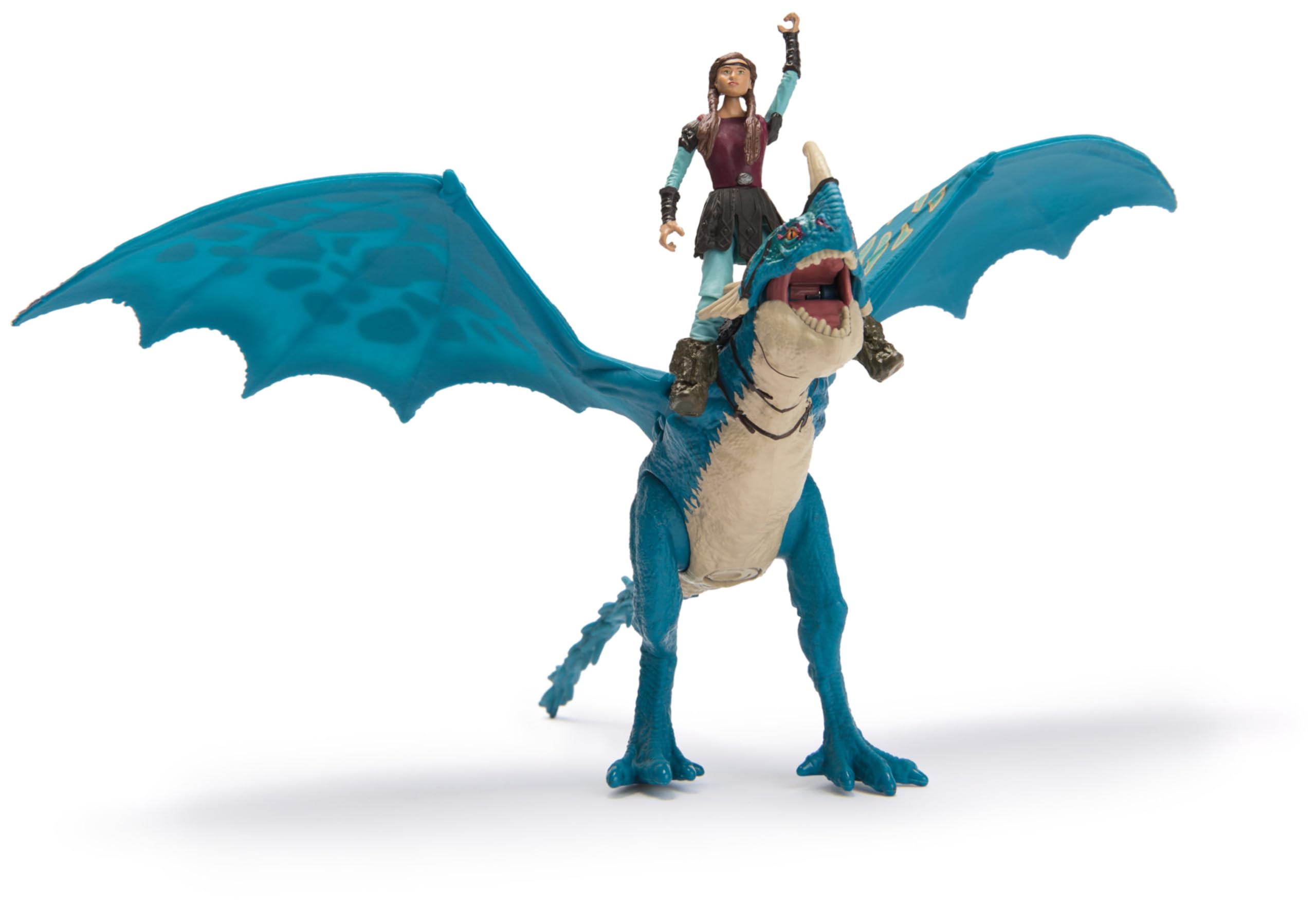 DreamWorks Dragons Deadly Nadder & Astrid Action Figure Set - 25 cm Dragon with 7.5 cm Viking Rider 4
