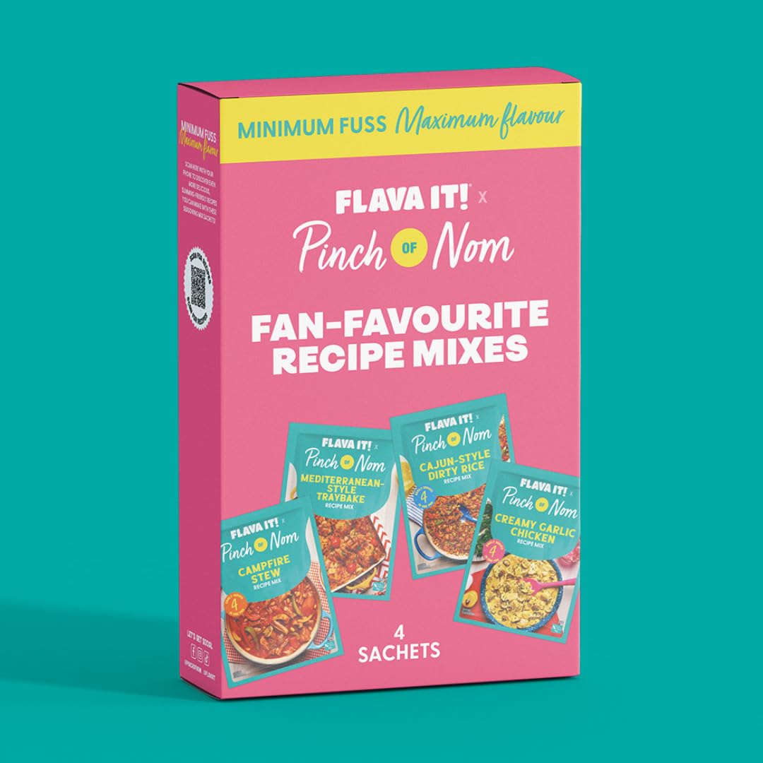 Flava It! x Pinch of Nom Fan-Favourite Recipe Mix Multipack 4