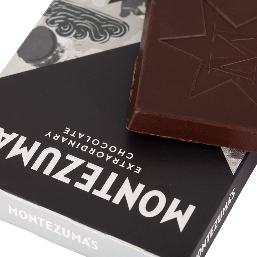 Montezuma - Absolute Black 100% Cocoa Dark Chocolate Bar, Vegan & Gluten-Free 7