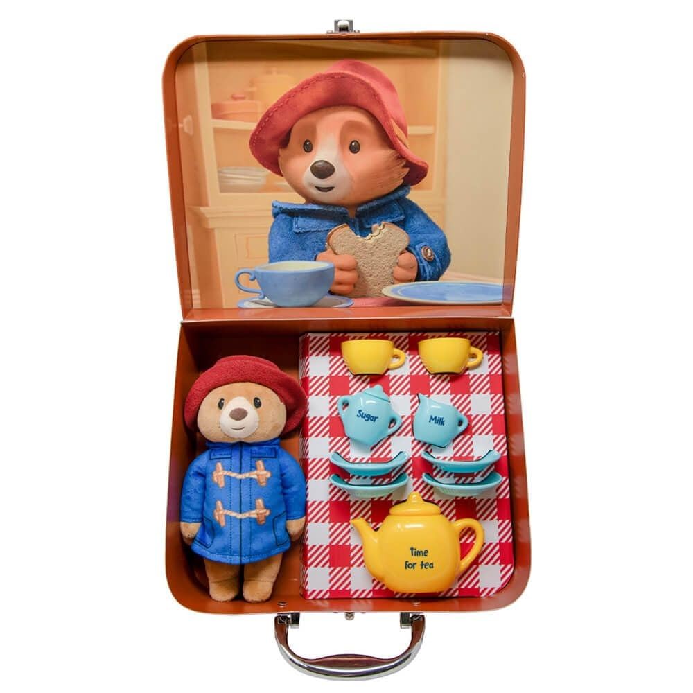 Rainbow Designs Paddington Bear Toy Tea Set - 9-Piece Pretend Play Set for Kids 8