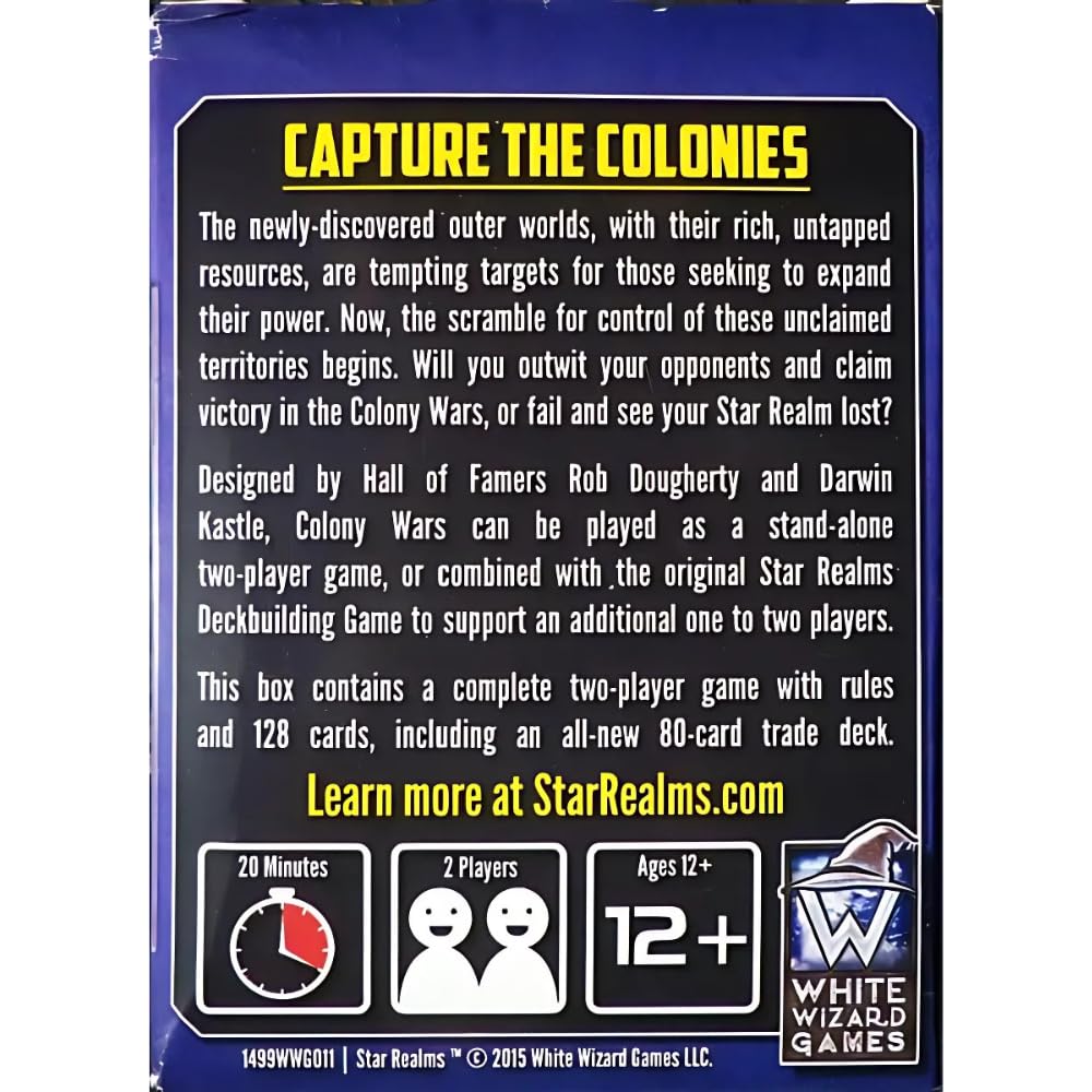 White Wizard Games Star Realms: Colony Wars Card Game 10