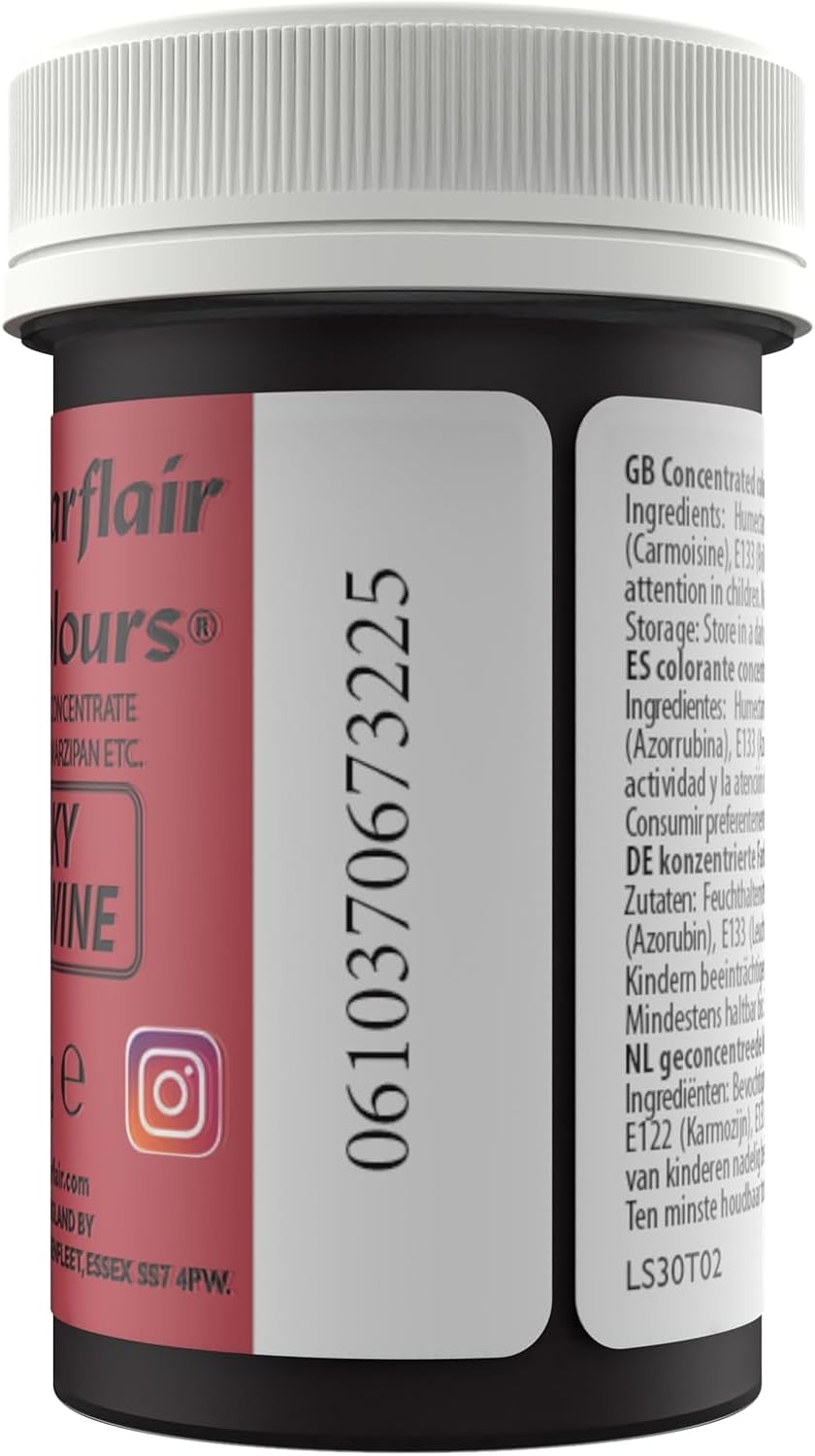 Sugarflair - Spectral Dusky Pink/Wine Food Colouring Paste (25g) 3