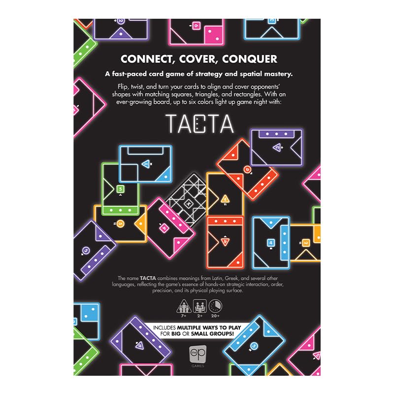 USAopoly Tacta Party Card Game for 2+ Players, Ages 7+, 20+ Minutes Play Time 3
