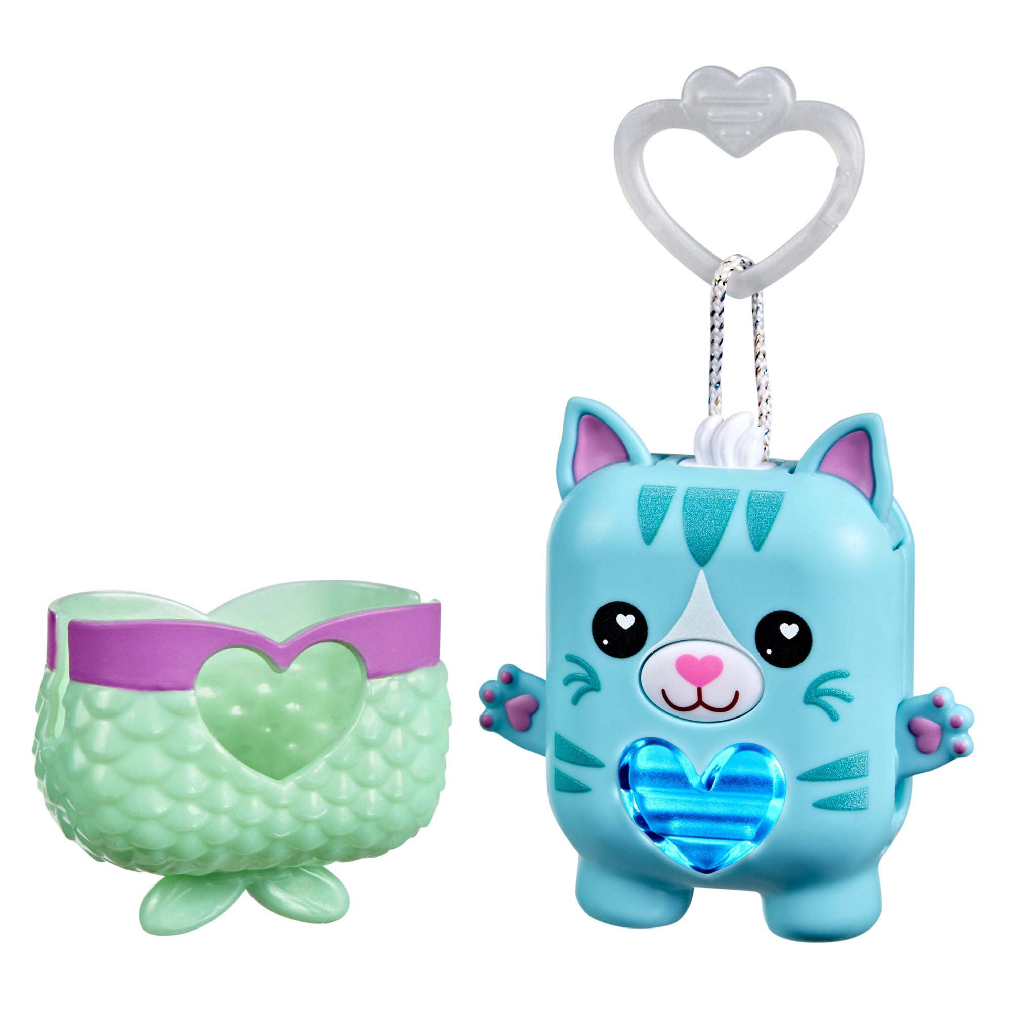 Nano-mals Pawtricia the Blue Kitty with Mermaid Outfit - Electronic Fidget Pet
