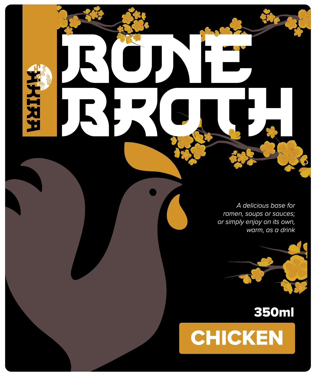 Akira Chicken Bone Broth, 350ml